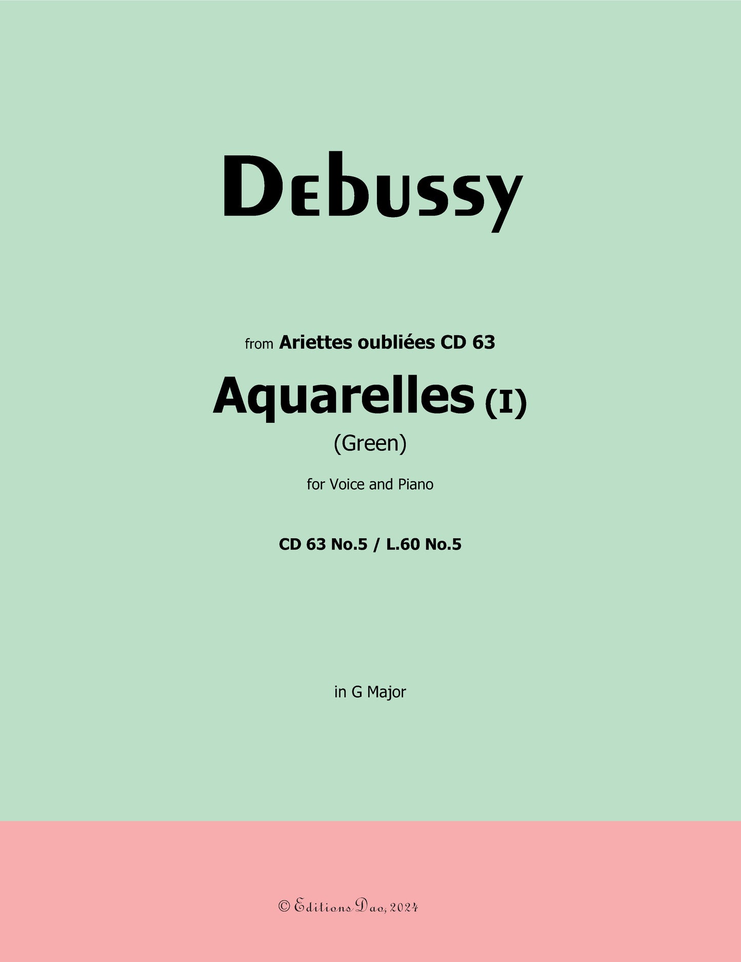 Green, by Debussy