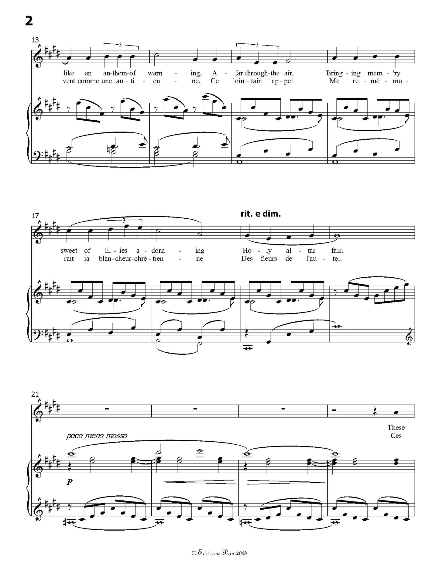 The Bells, by Debussy