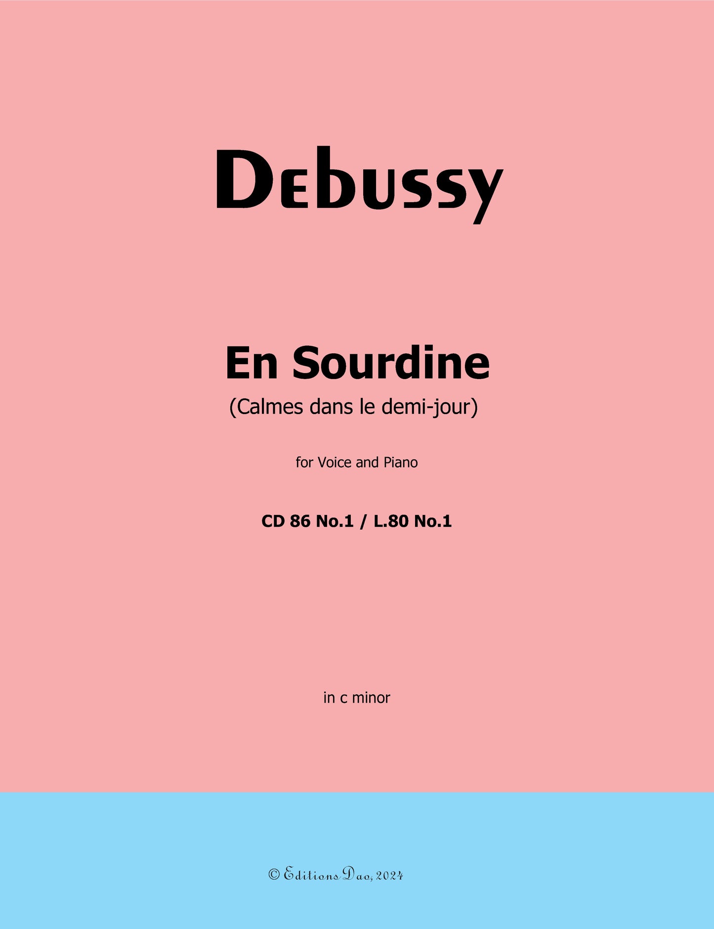 En Sourdine, by Debussy
