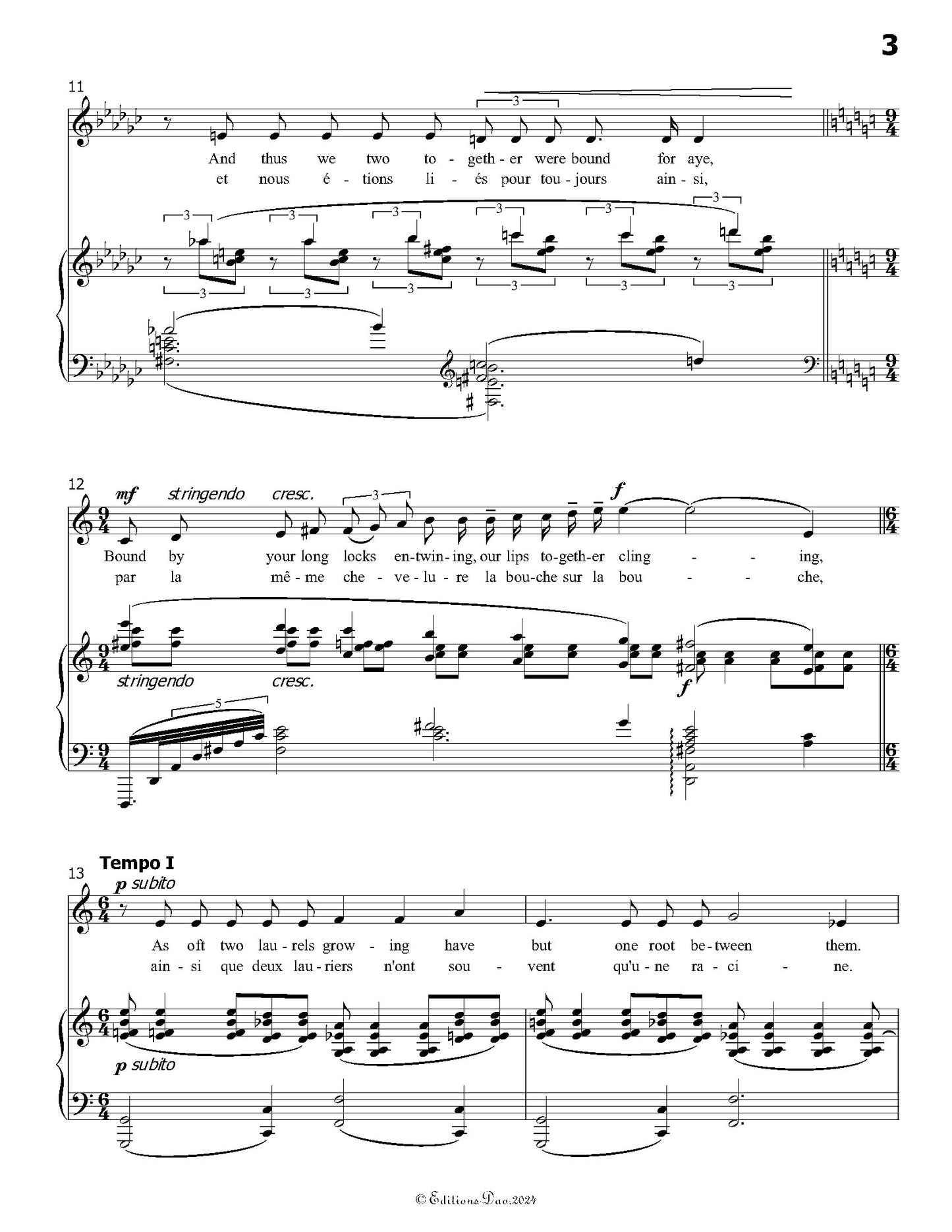 Her Hair, by Debussy