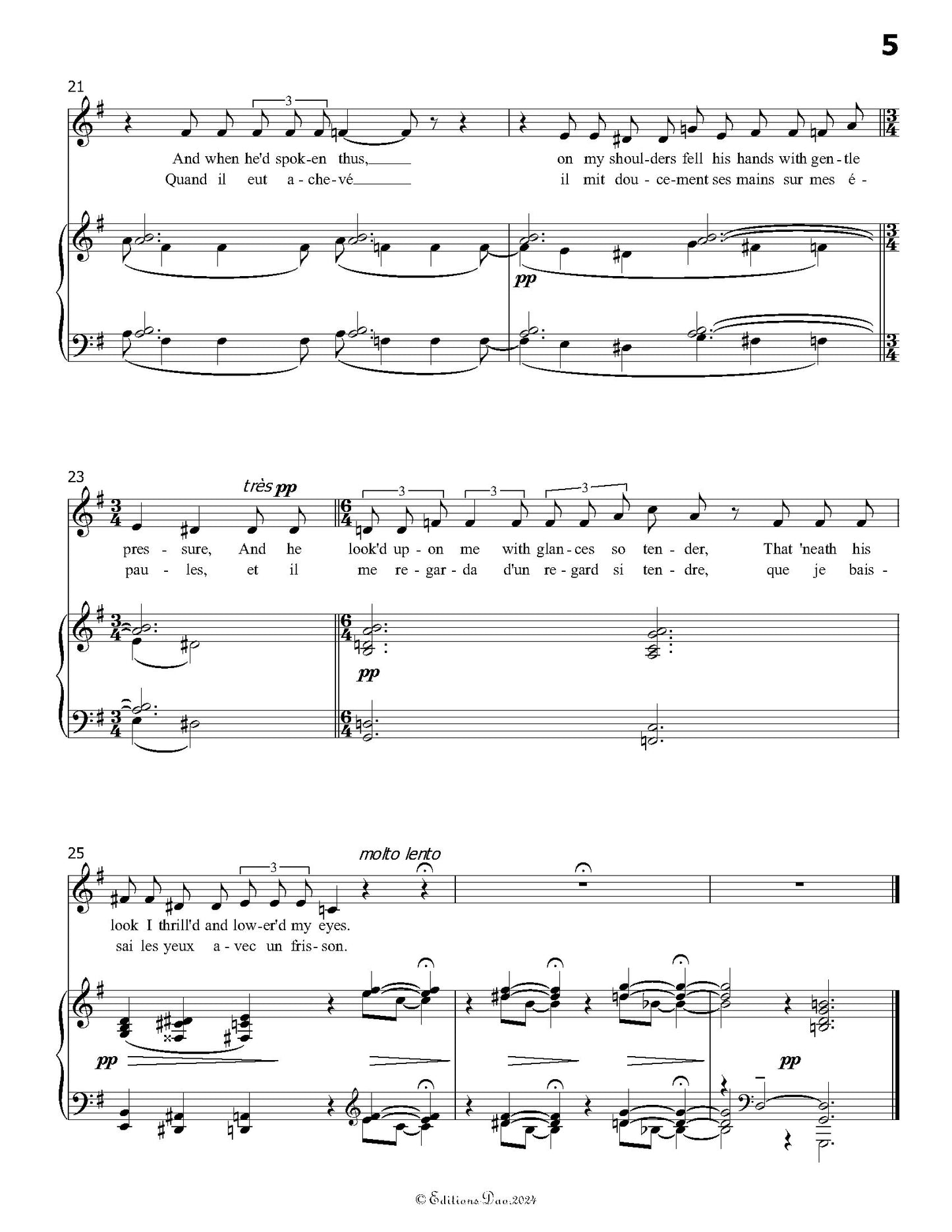 Her Hair, by Debussy