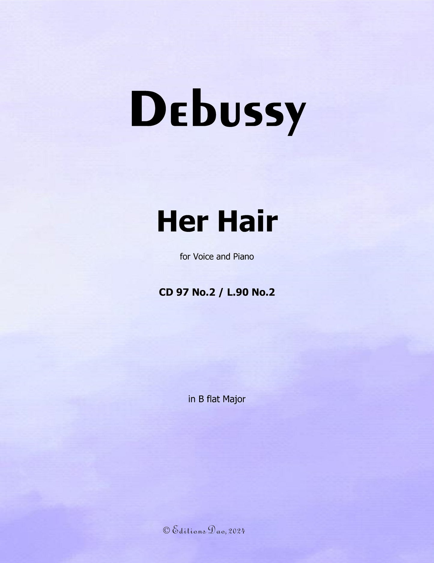 Her Hair, by Debussy