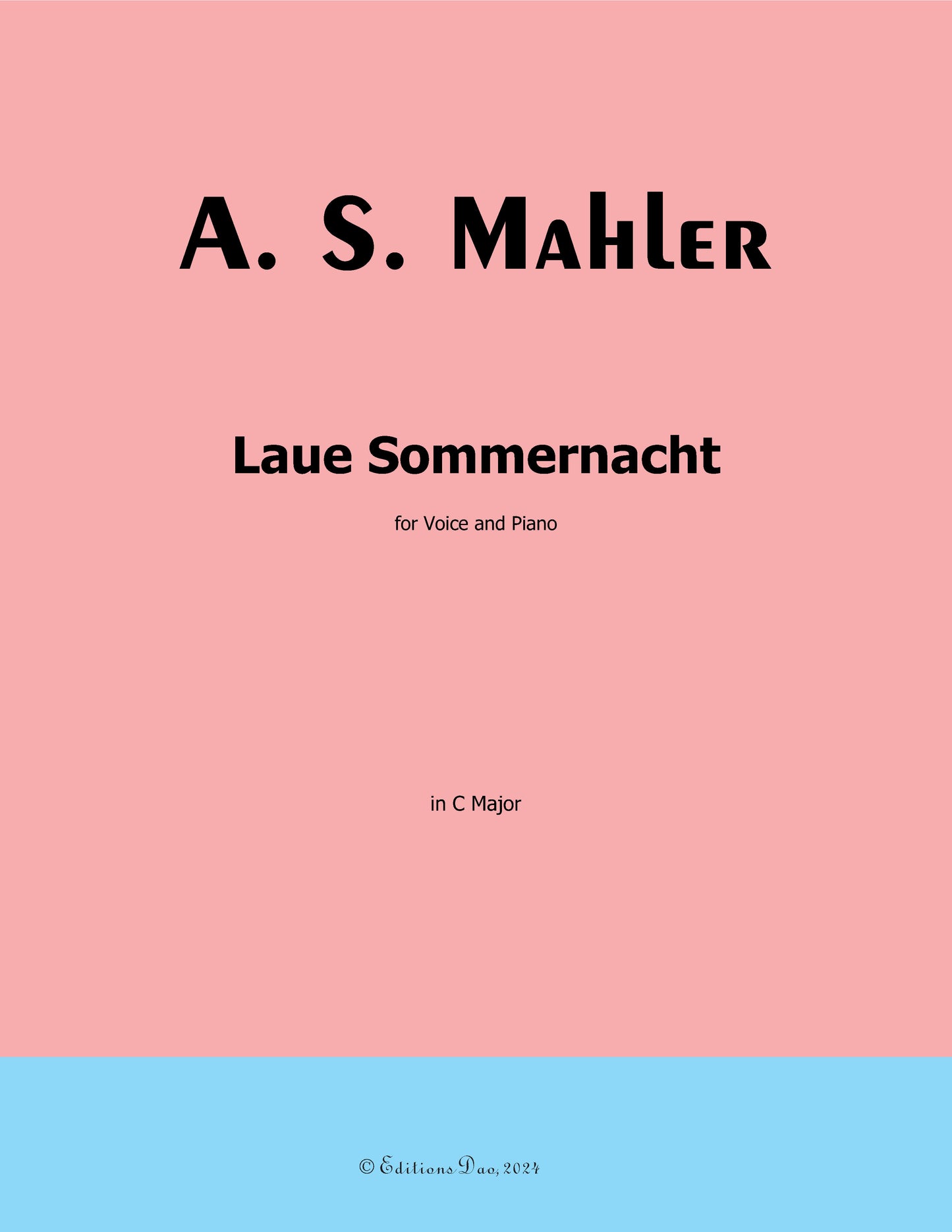 Laue Sommernacht, by Alma Mahler