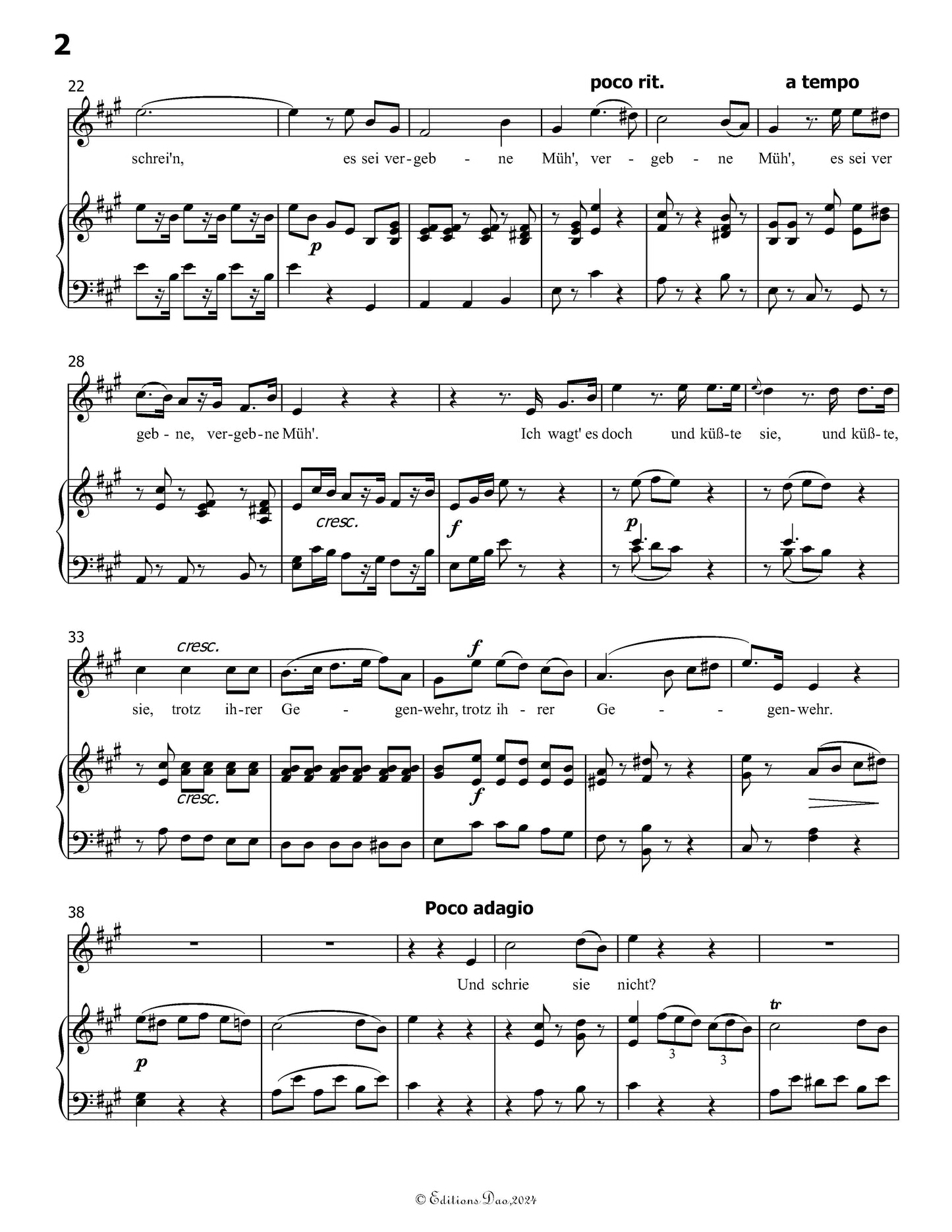 Der Kuss,by Beethoven