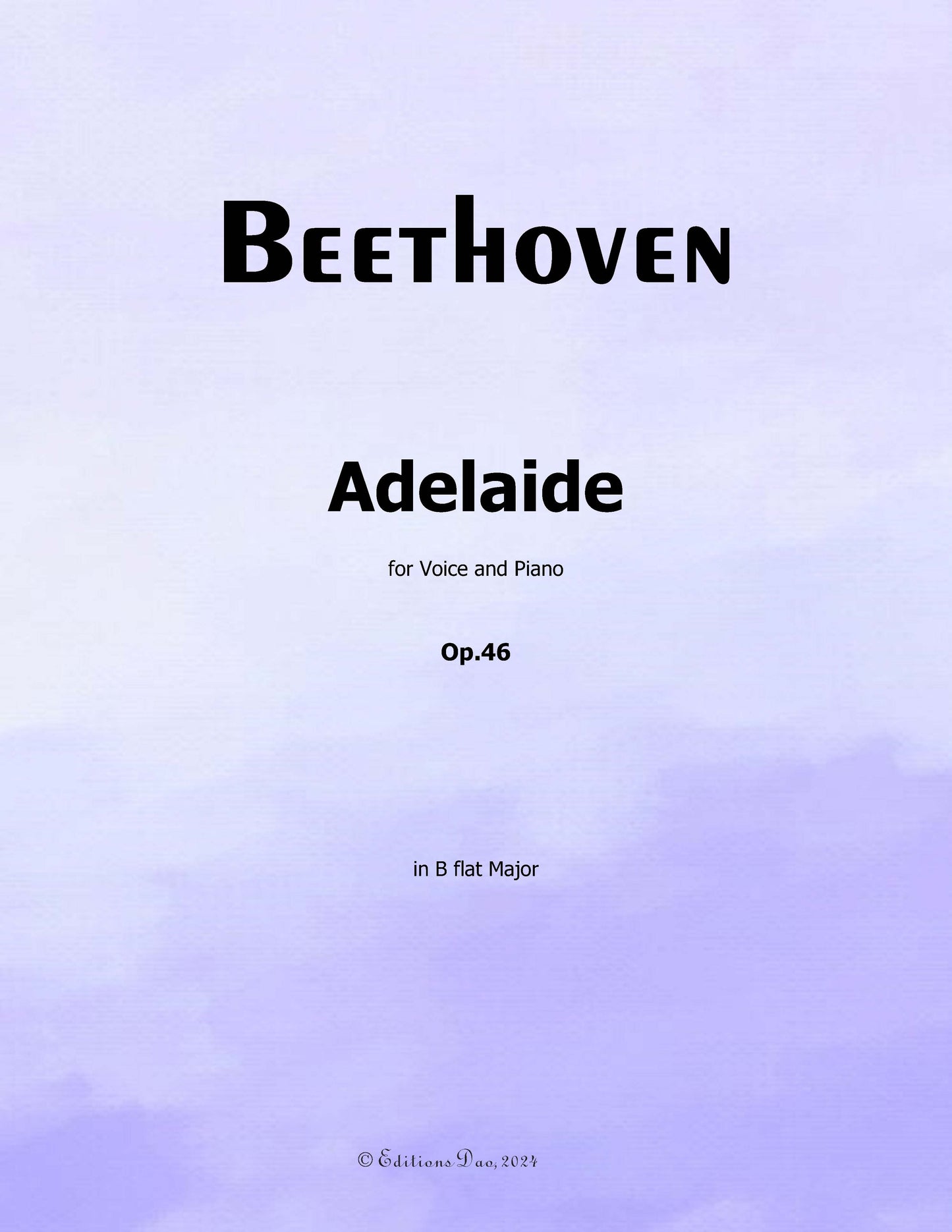 Adelaide by Beethoven