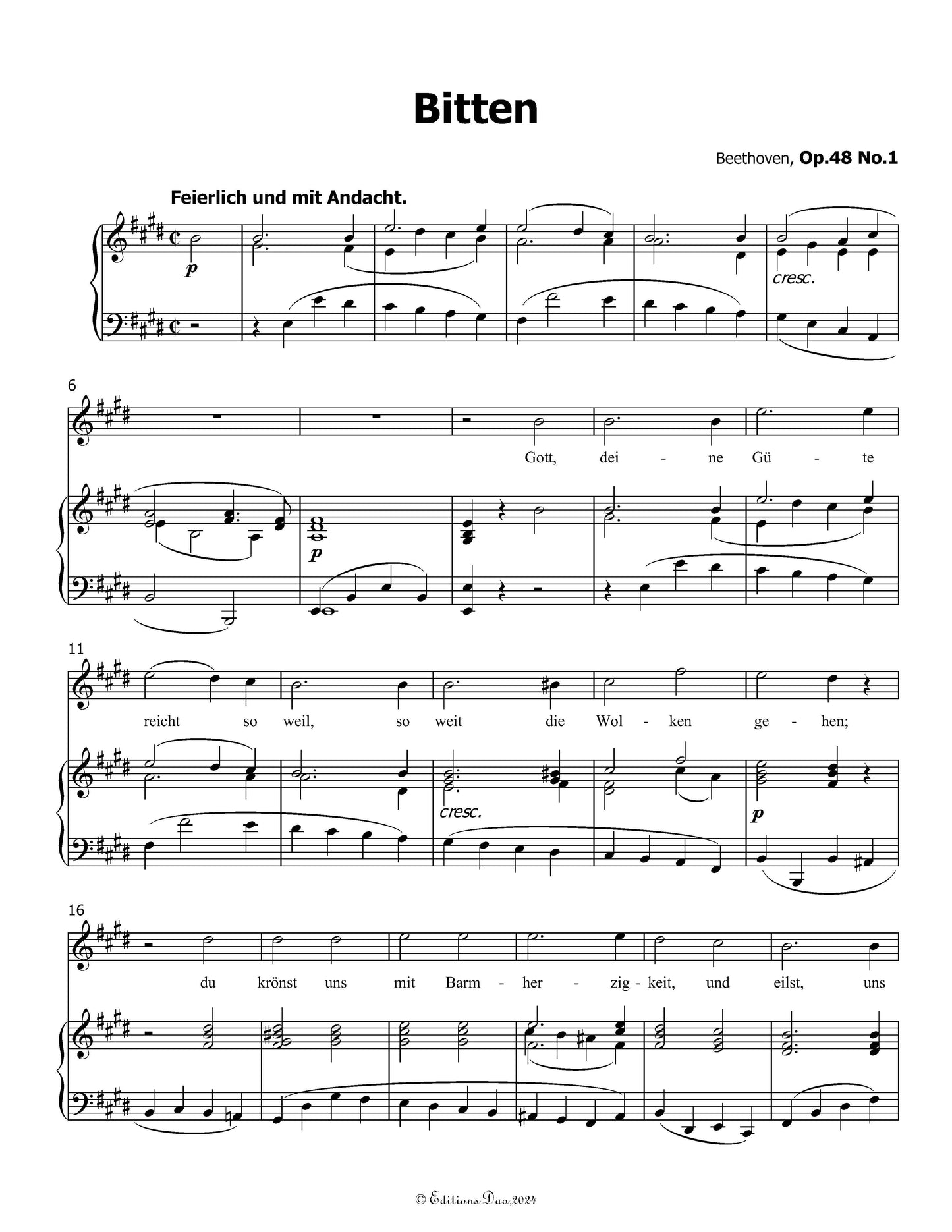 Bitten, by Beethoven