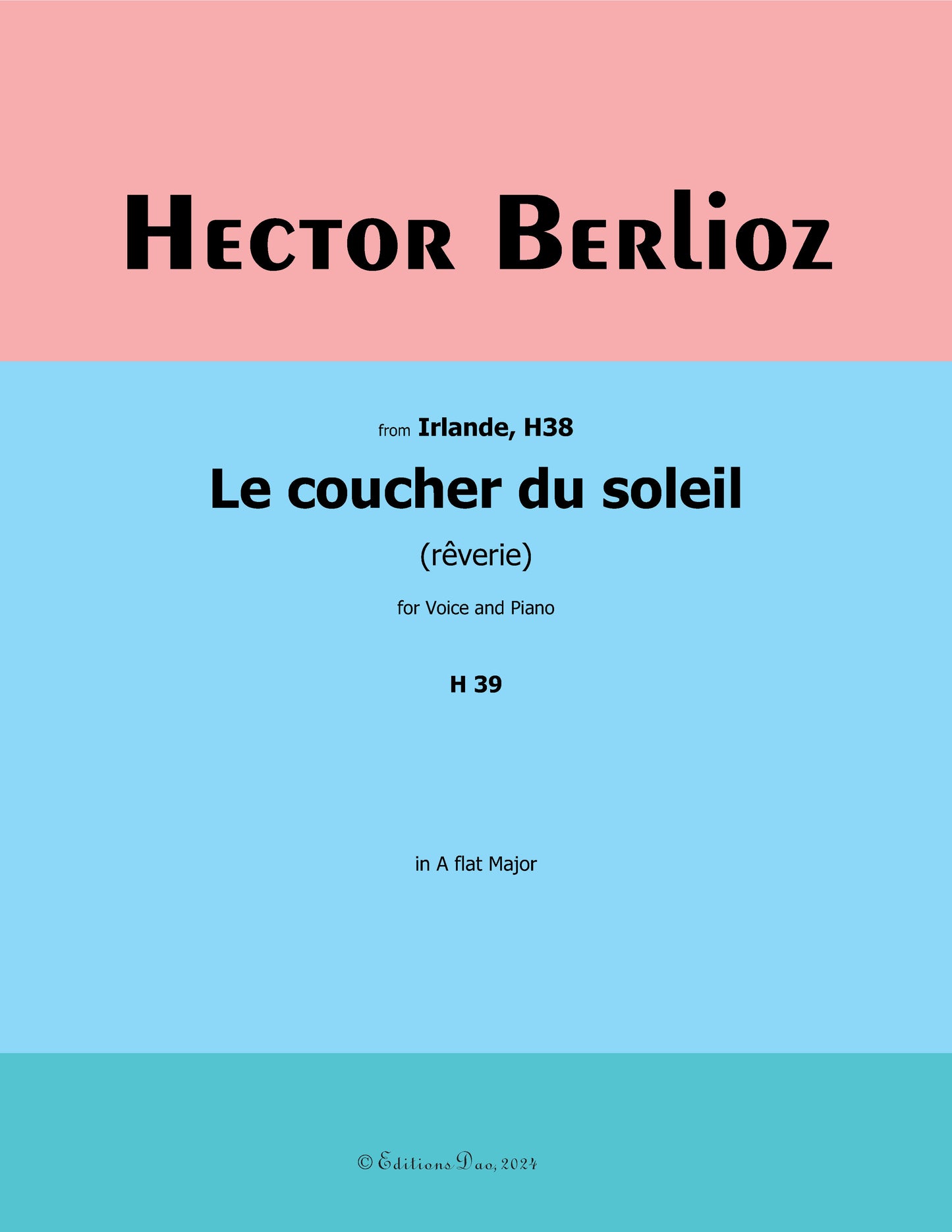 Le coucher du soleil, by Berlioz