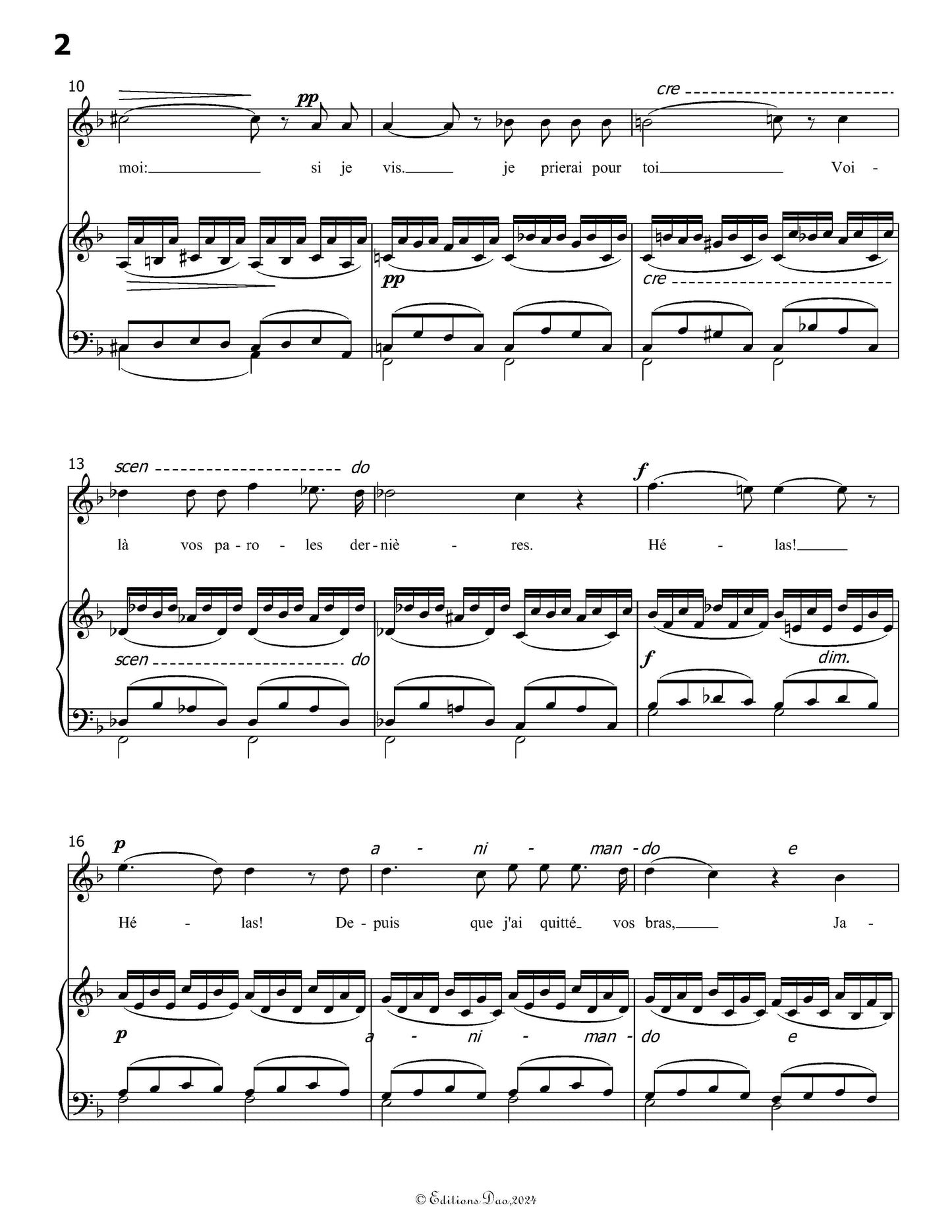 Vous Ne Priez Pas, by Bizet