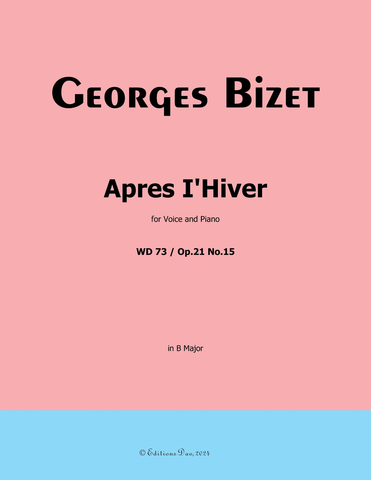Après l'Hiver by Bizet