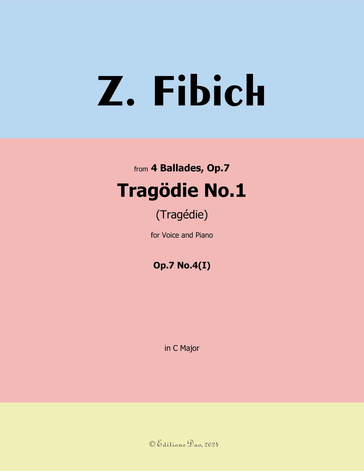 Tragödie No.1, by Fibich