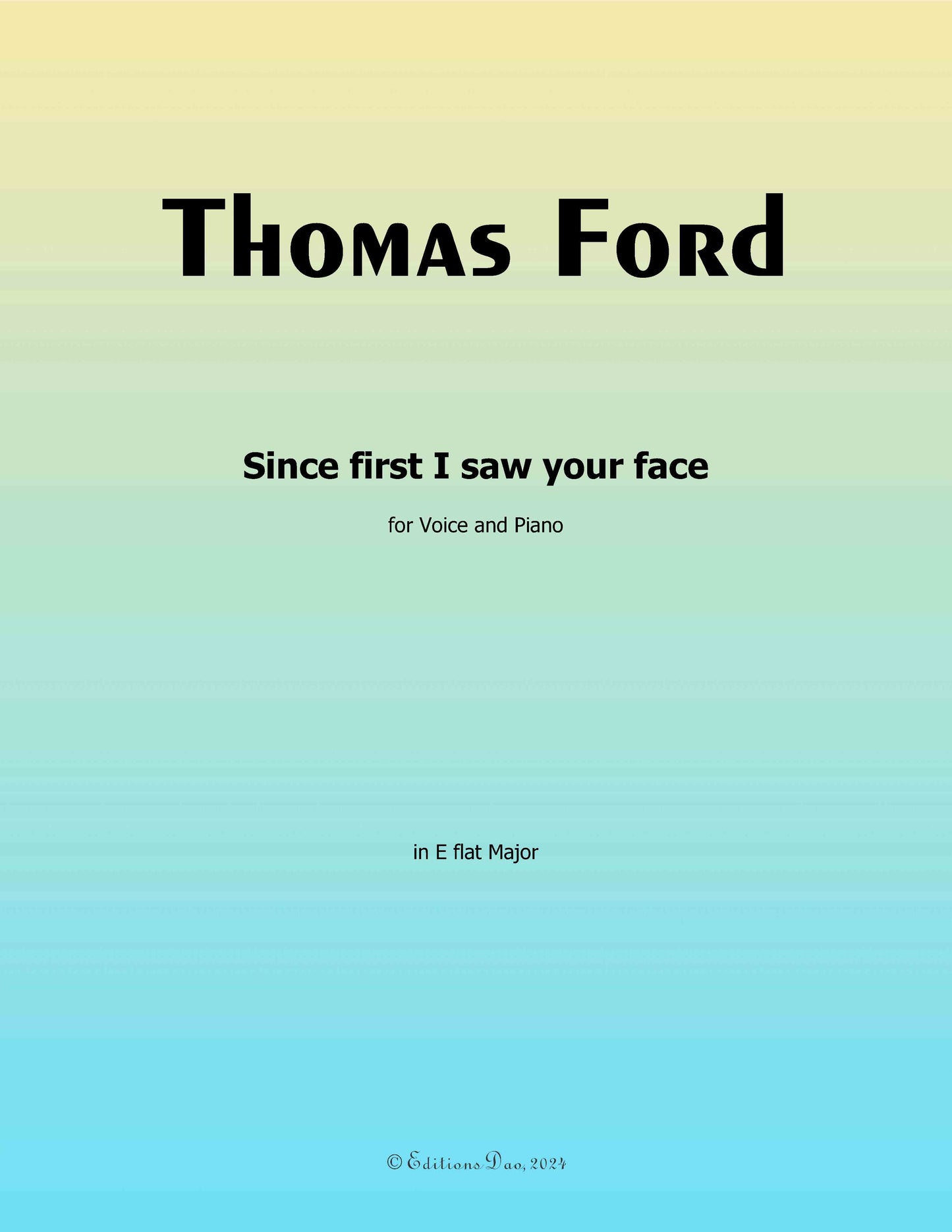 Since first I saw your face, by Ford
