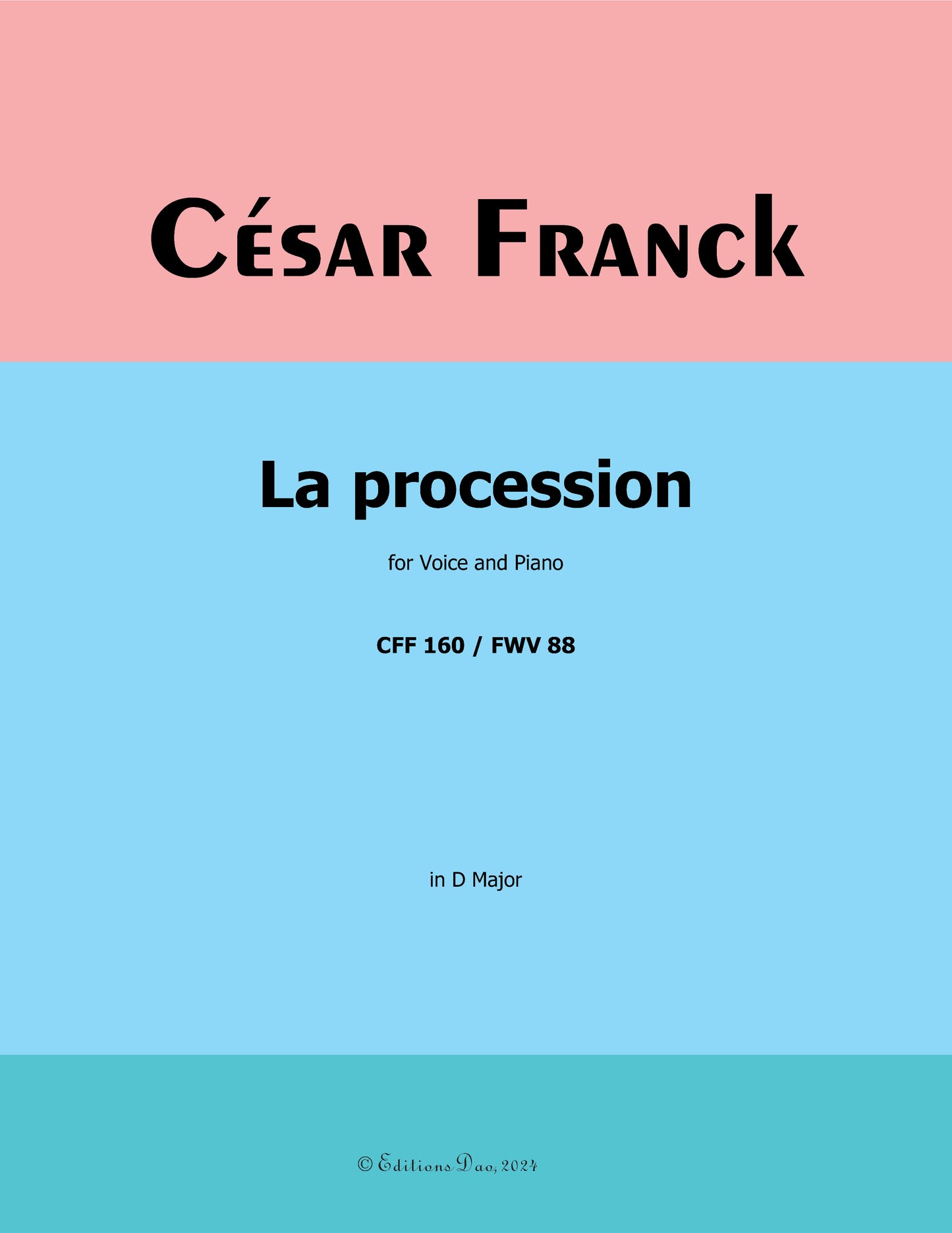 La procession, by C. Franck