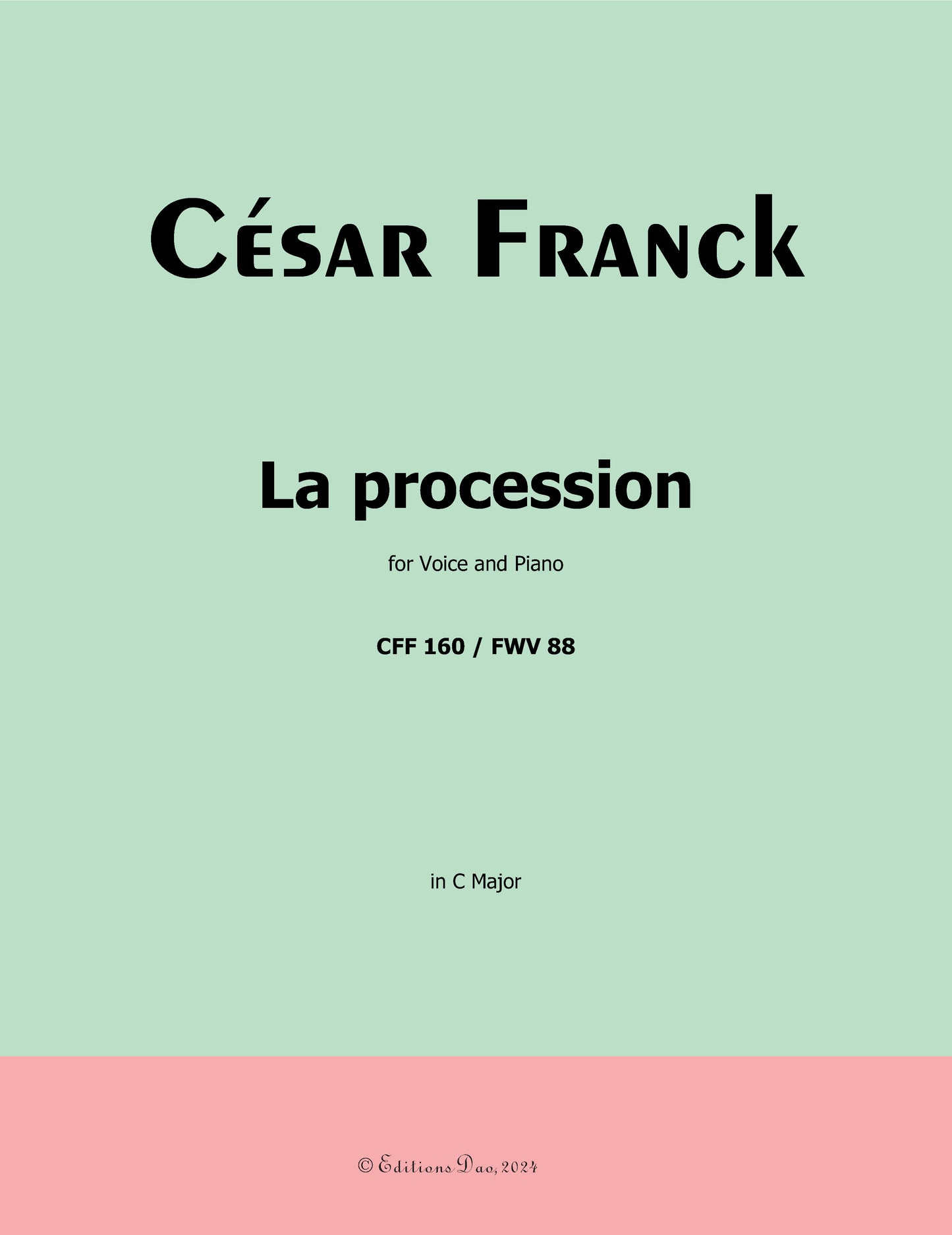 La procession, by C. Franck