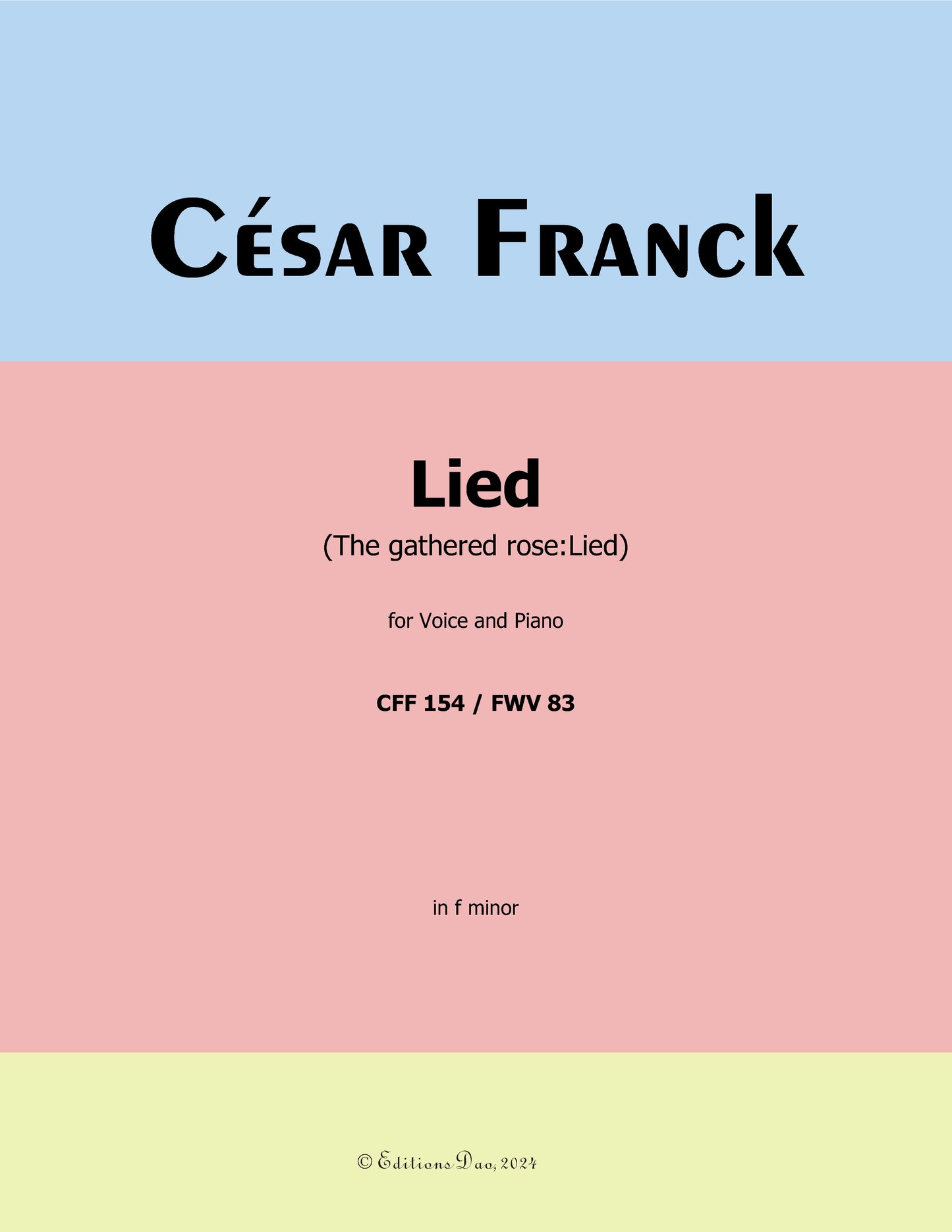 Lied, by C. Franck