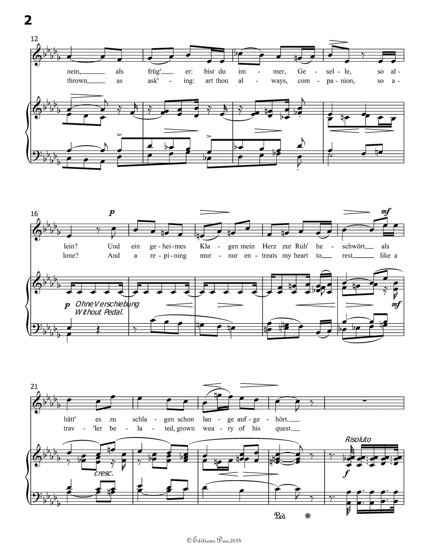 Abends by Robert Franz