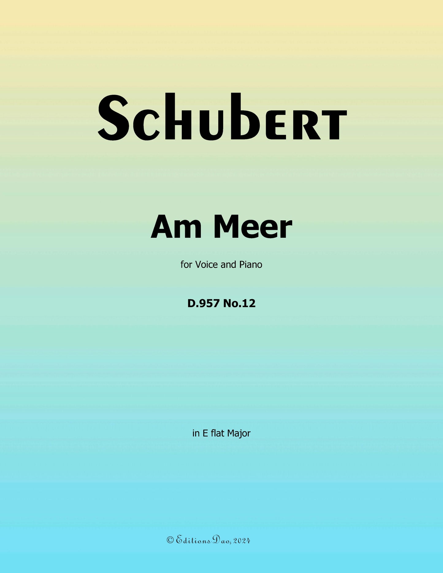 Am Meer by Schubert