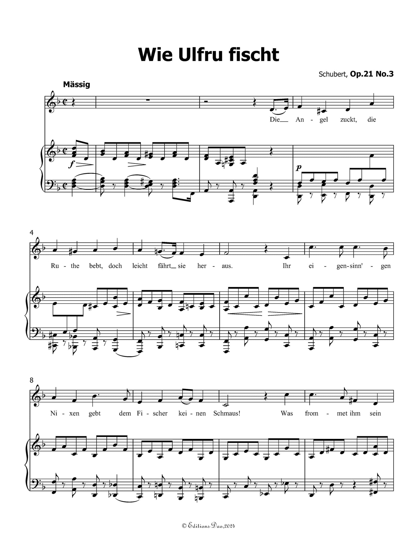 Wie Ulfru fischt, by Schubert