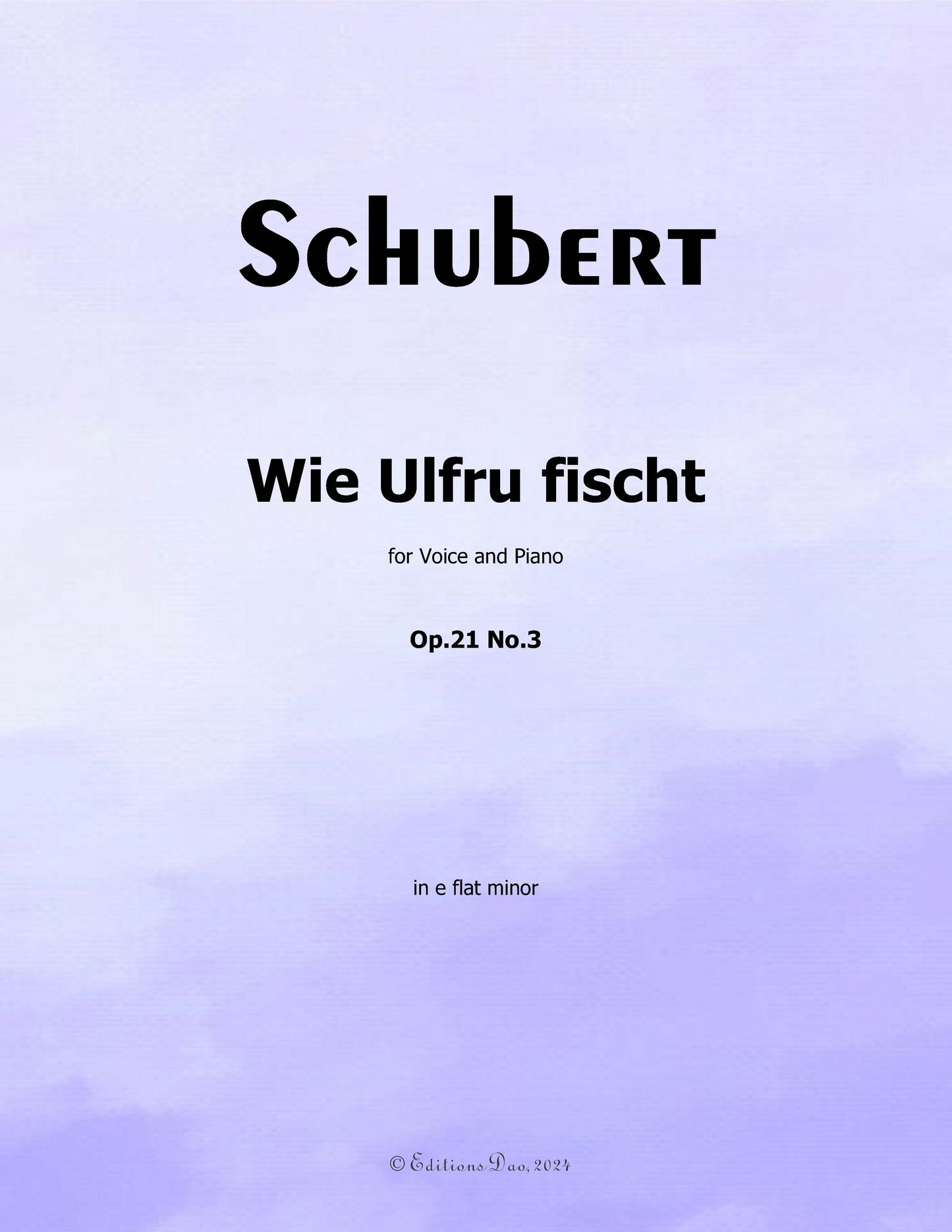 Wie Ulfru fischt, by Schubert