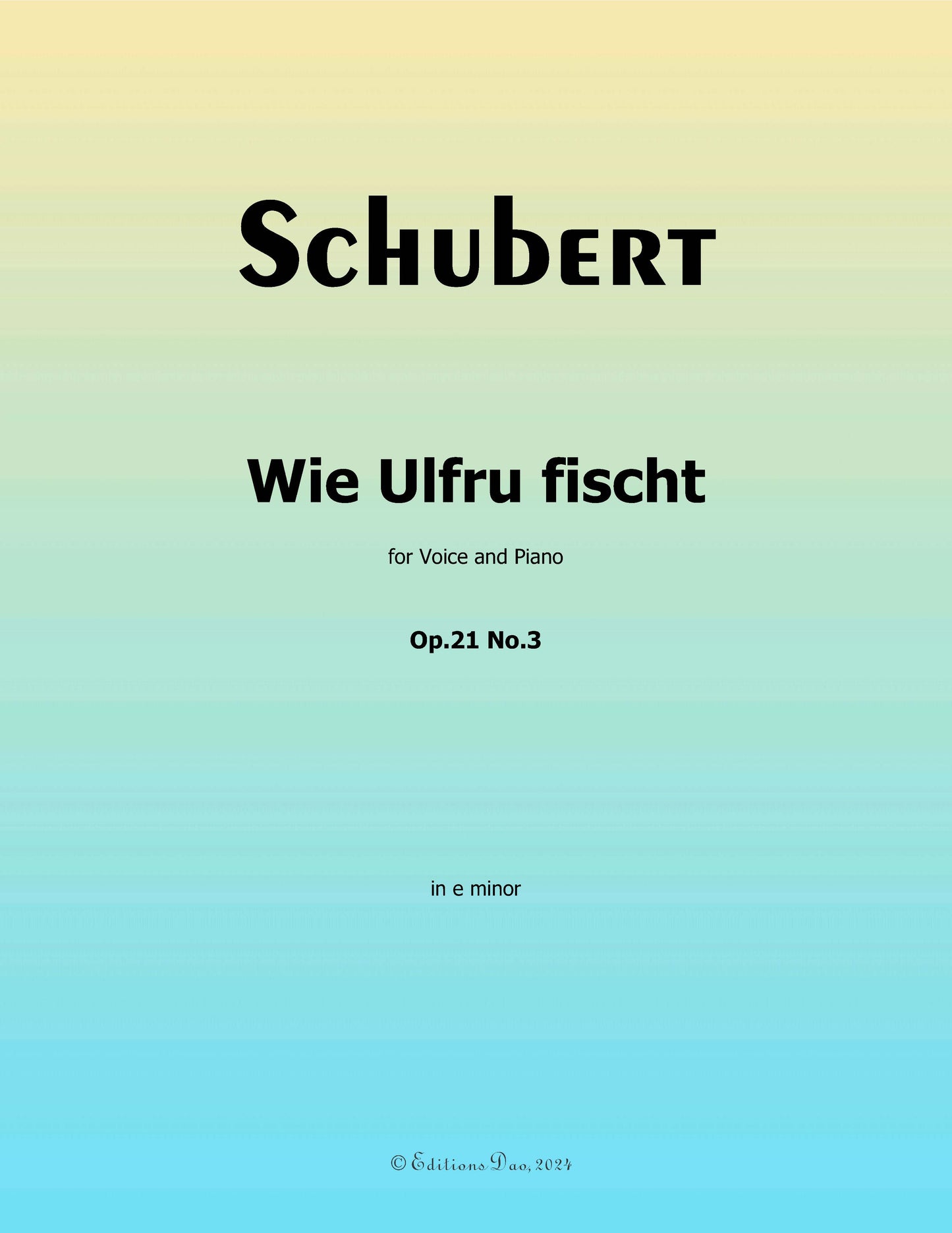 Wie Ulfru fischt, by Schubert