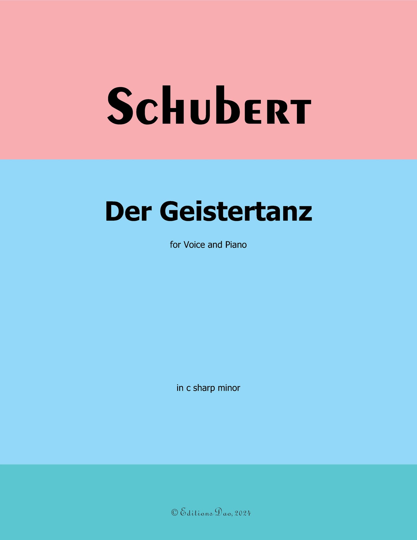 Der Geistertanz, by Schubert