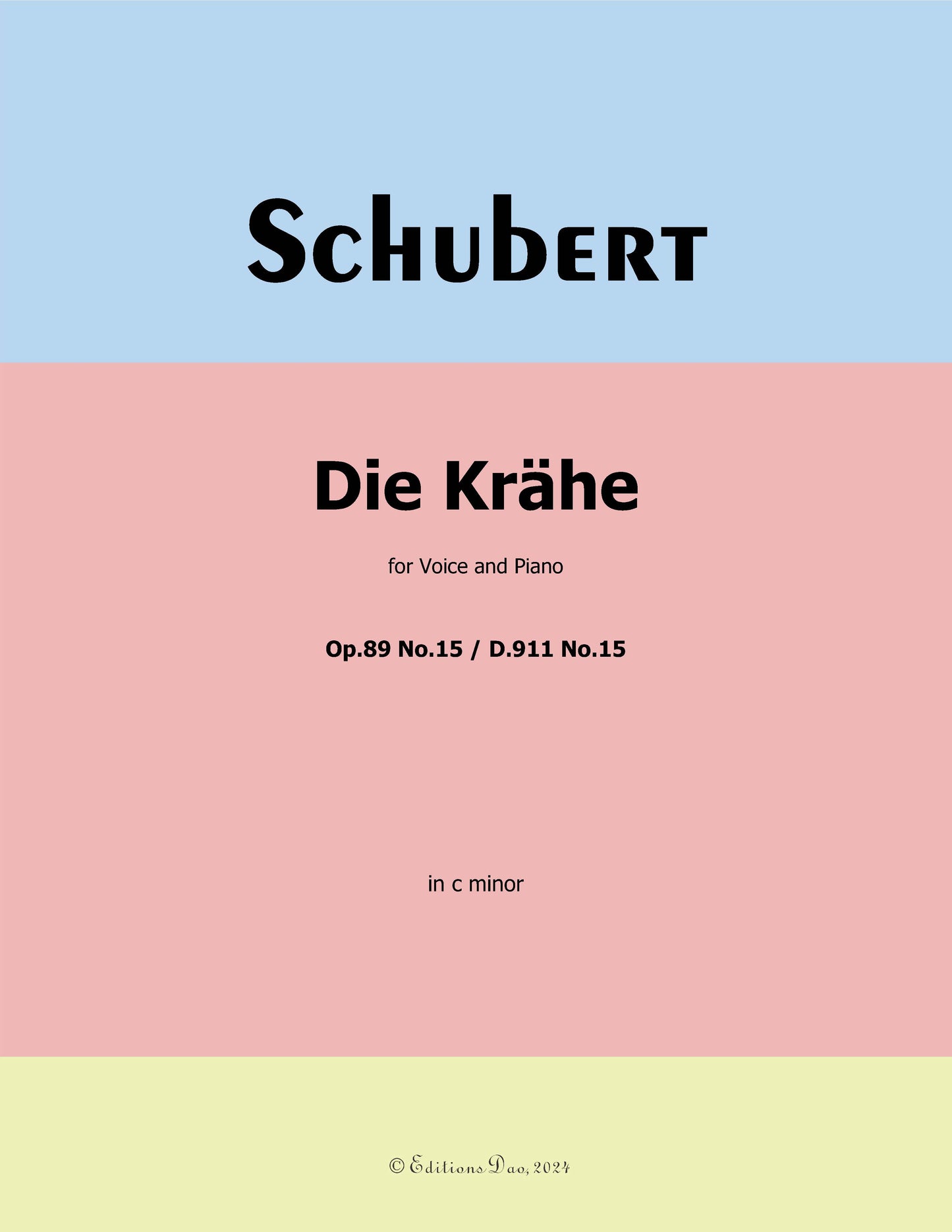 Die Krähe, by Schubert