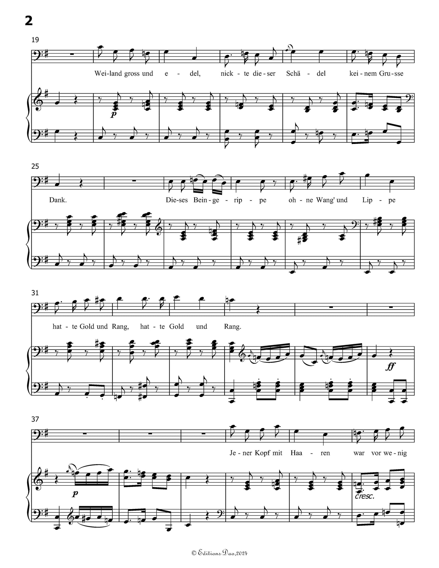 Totengraberlied, by Schubert