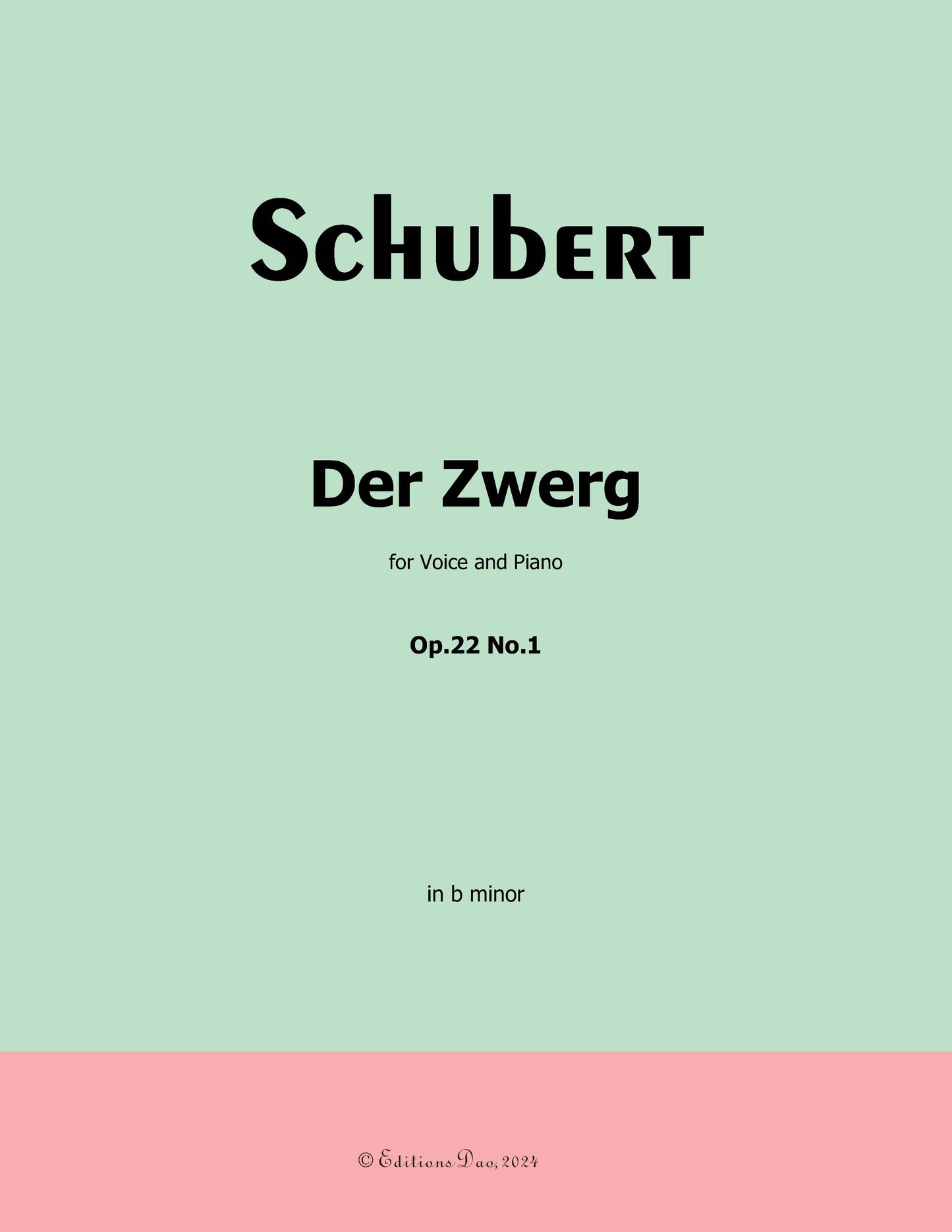 Der Zwerg, by Schubert