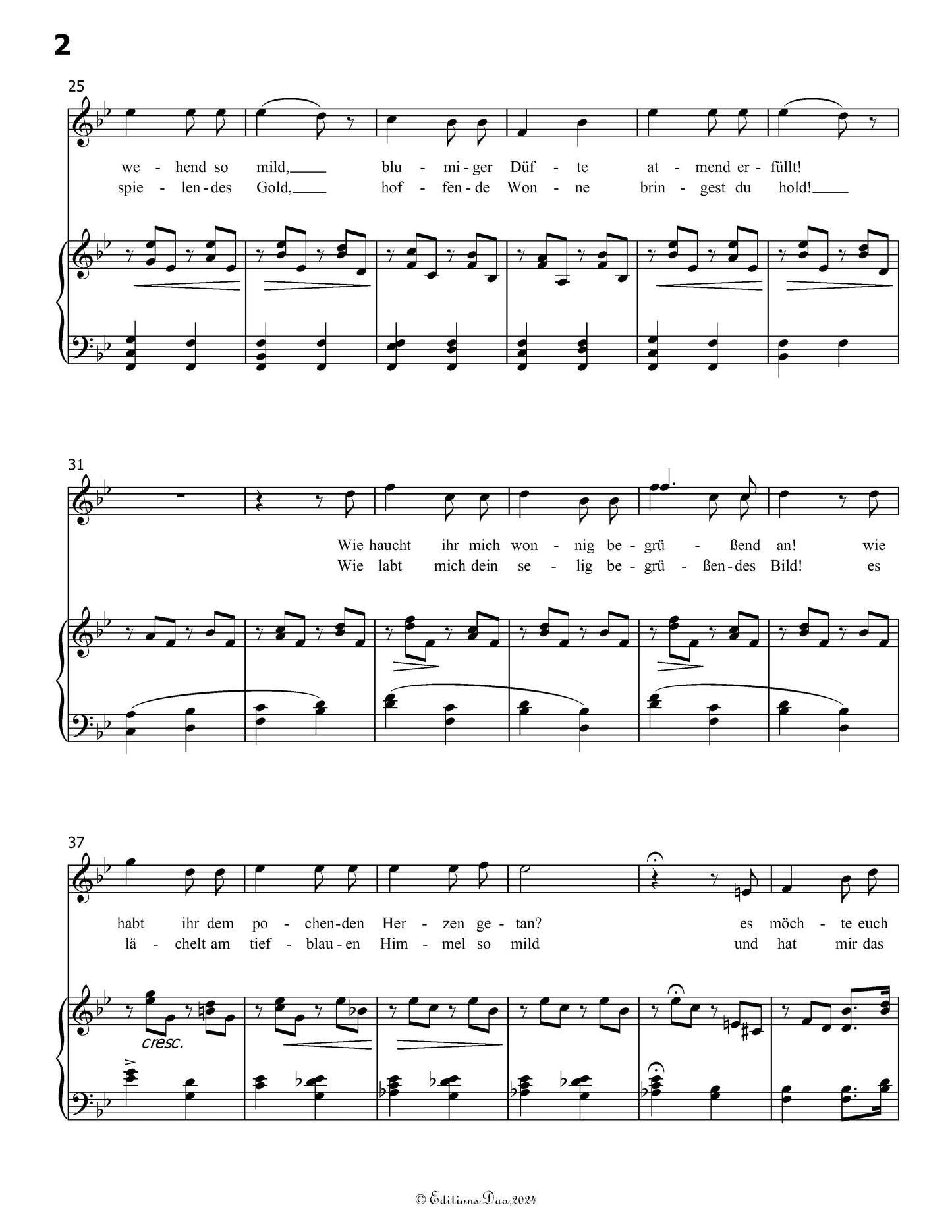 Frühlingssehnsucht, by Schubert