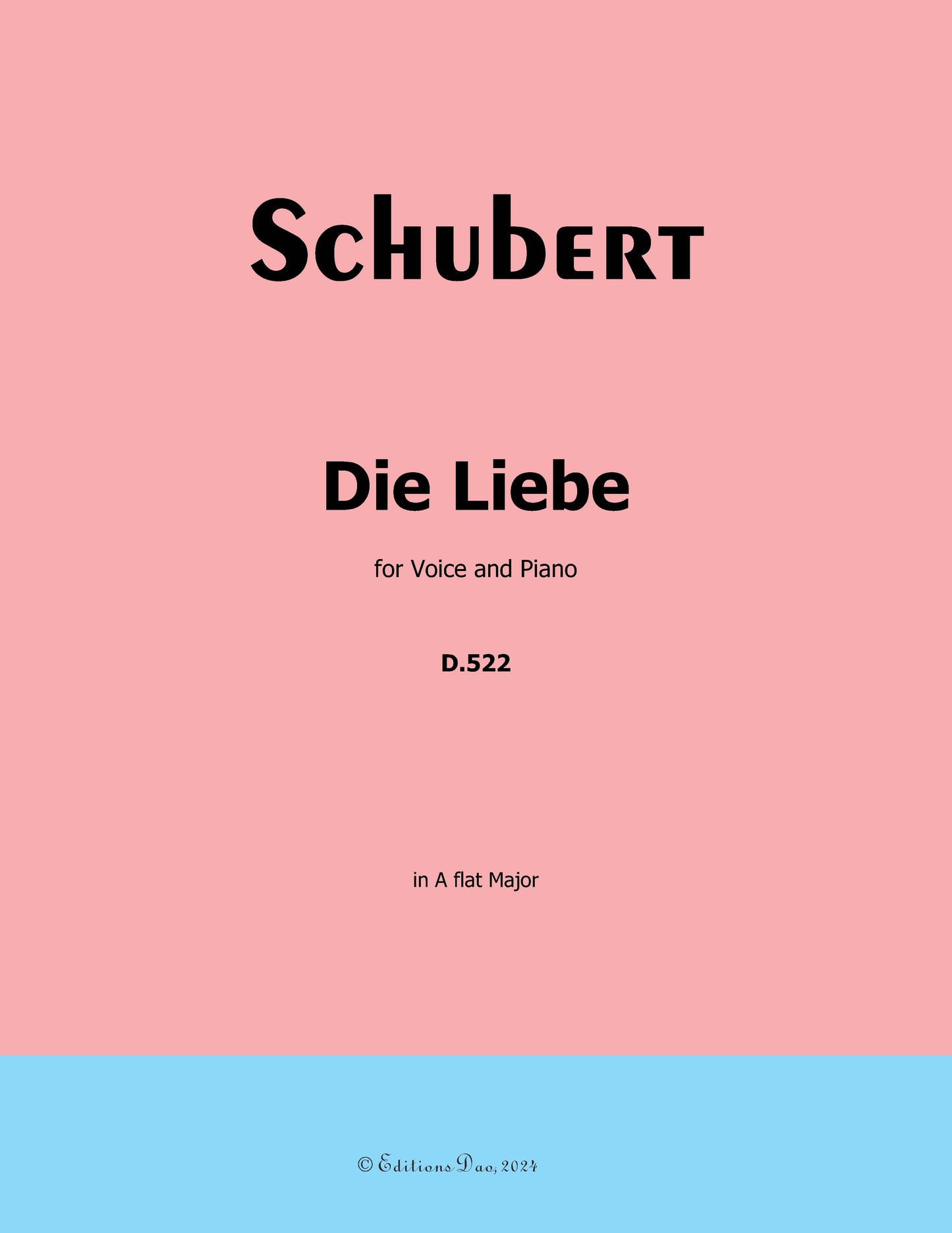 Die Liebe, by Schubert