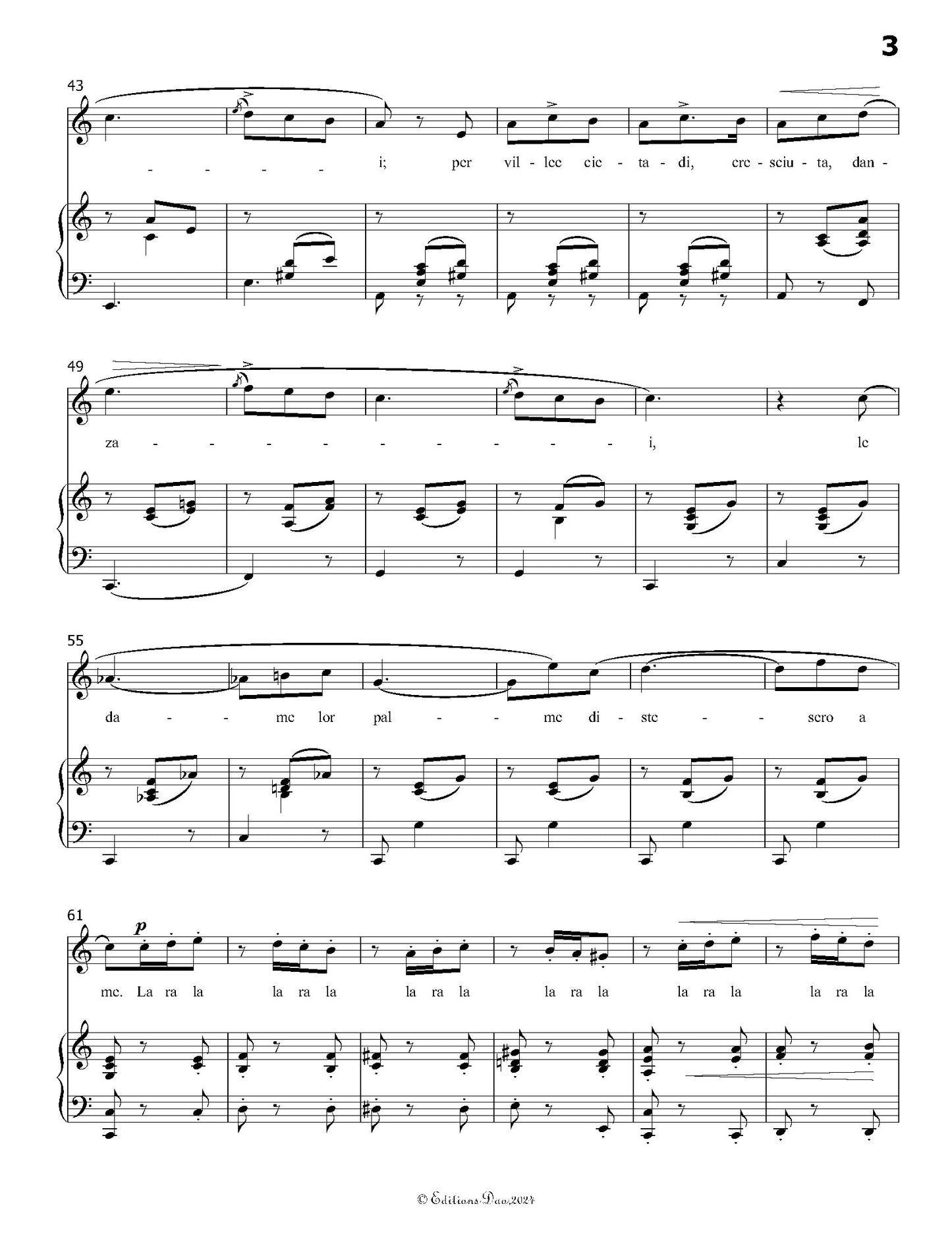 La Zingara, by Donizetti