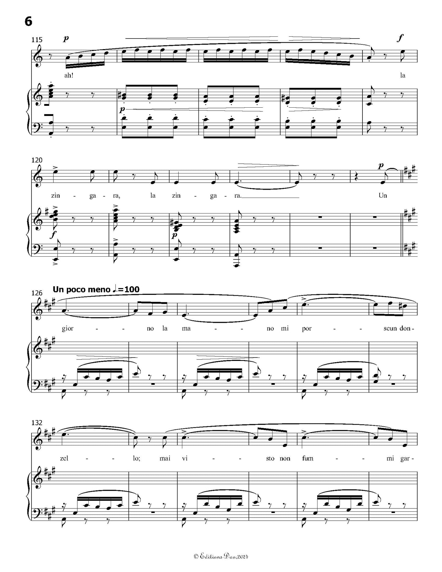 La Zingara, by Donizetti