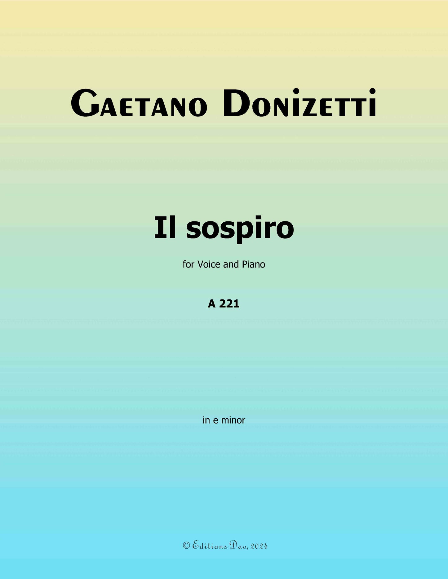 Il sospiro, by Donizetti