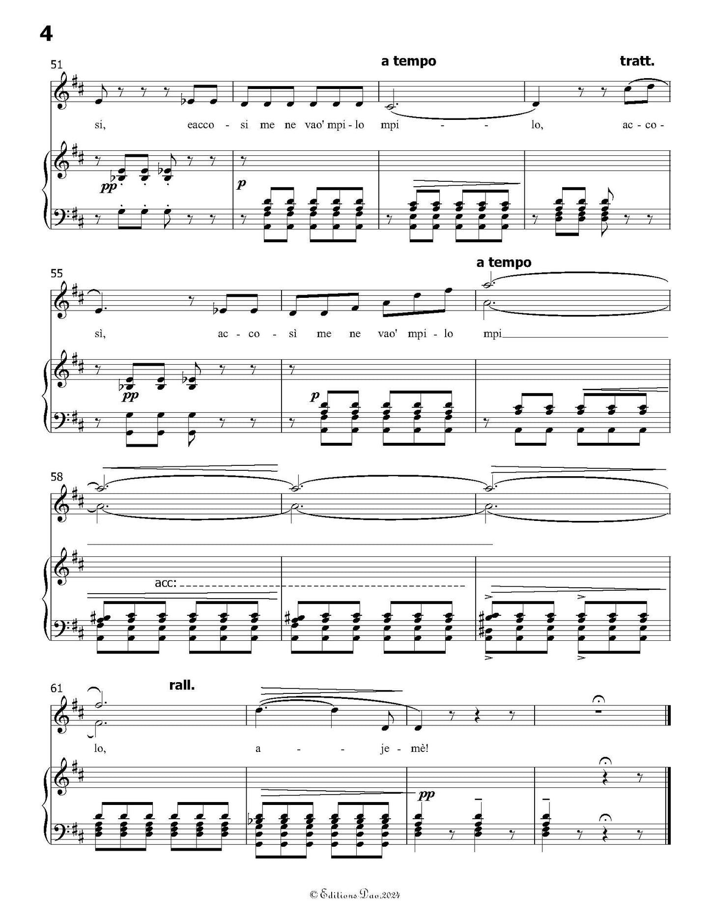 La conocchia, by Donizetti