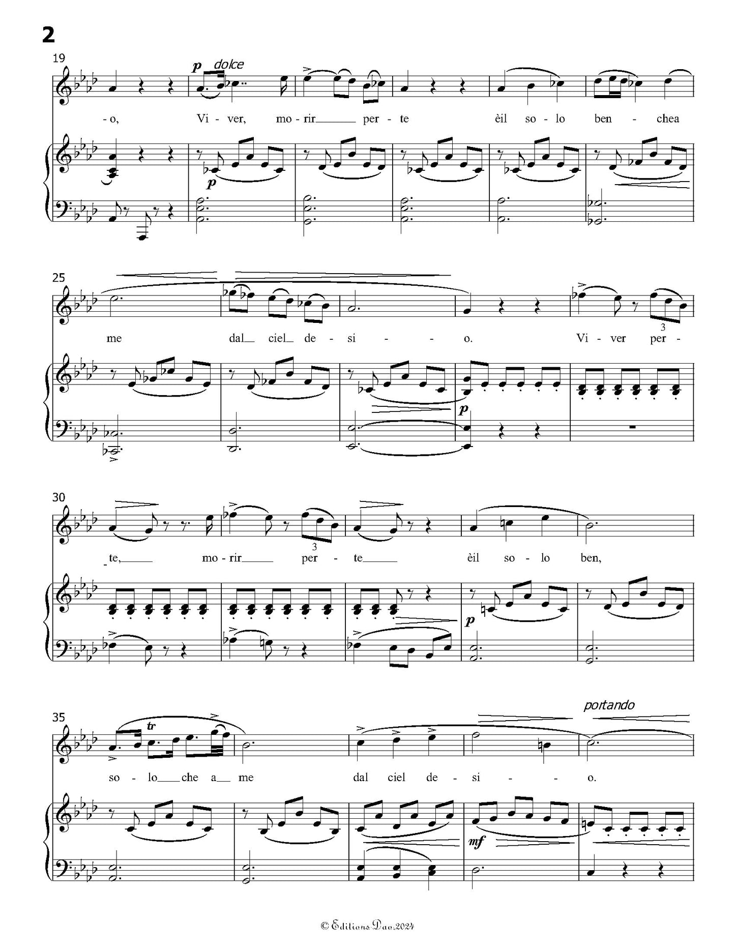 Eterno amore e fè, by Donizetti
