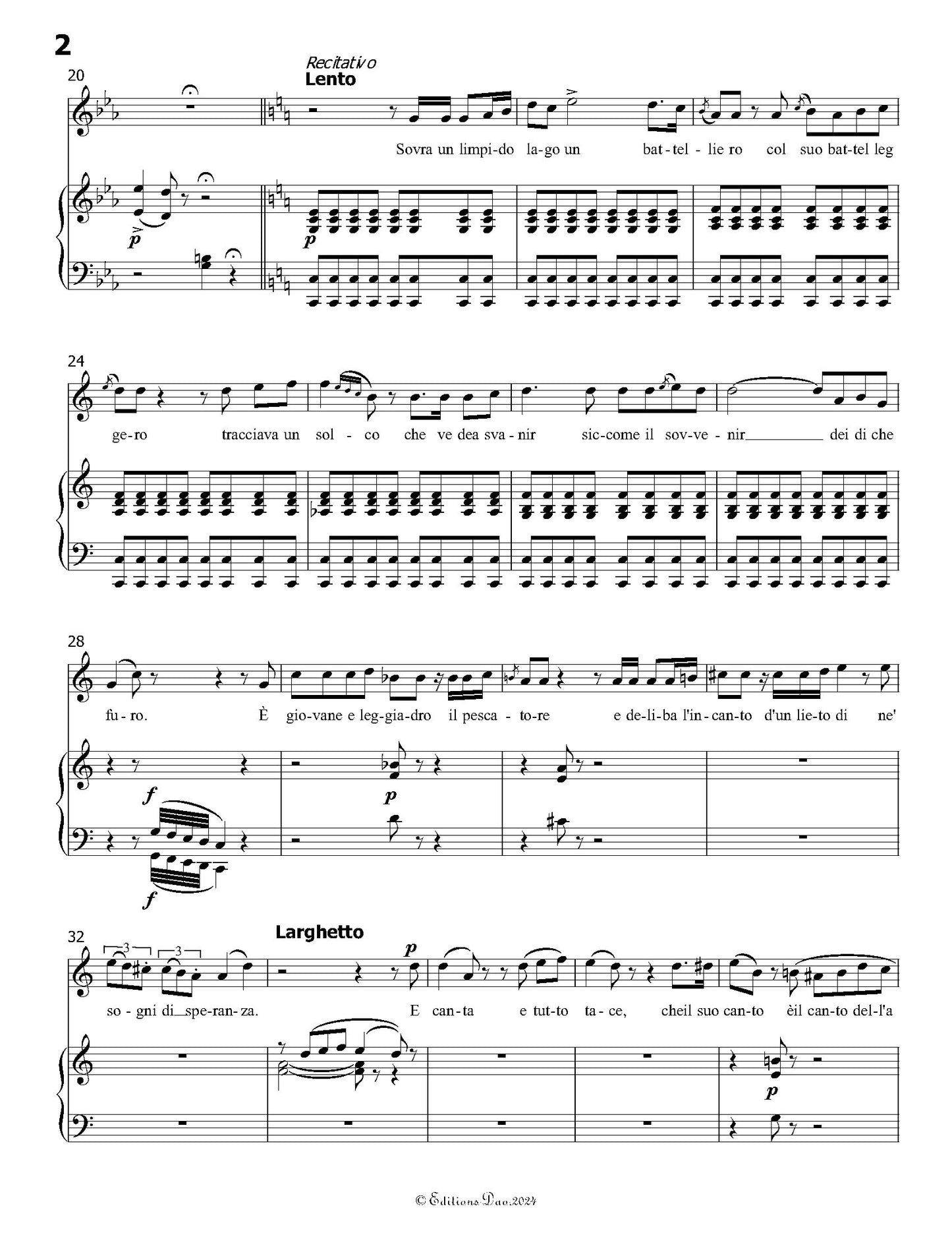 Il pescatore, by Donizetti