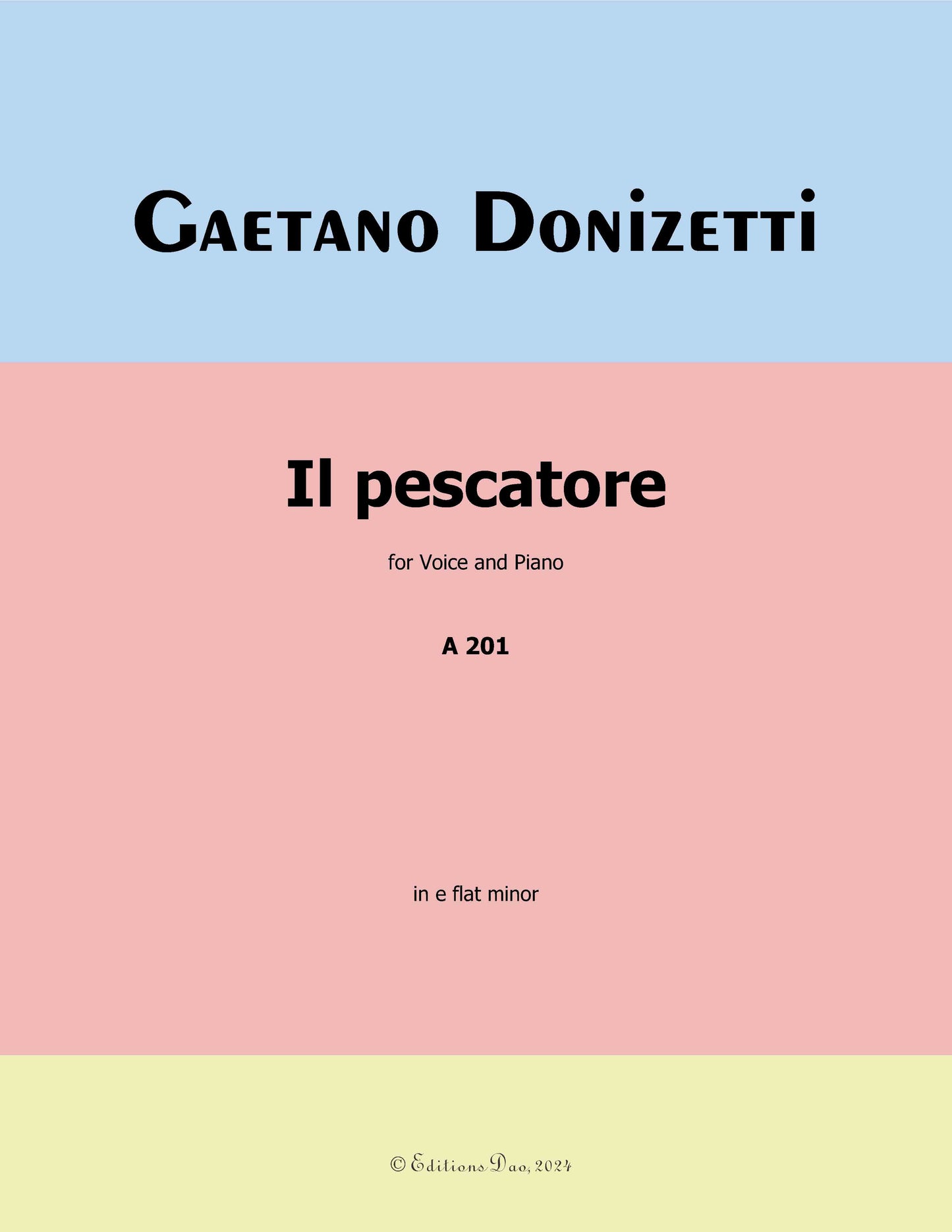 Il pescatore, by Donizetti