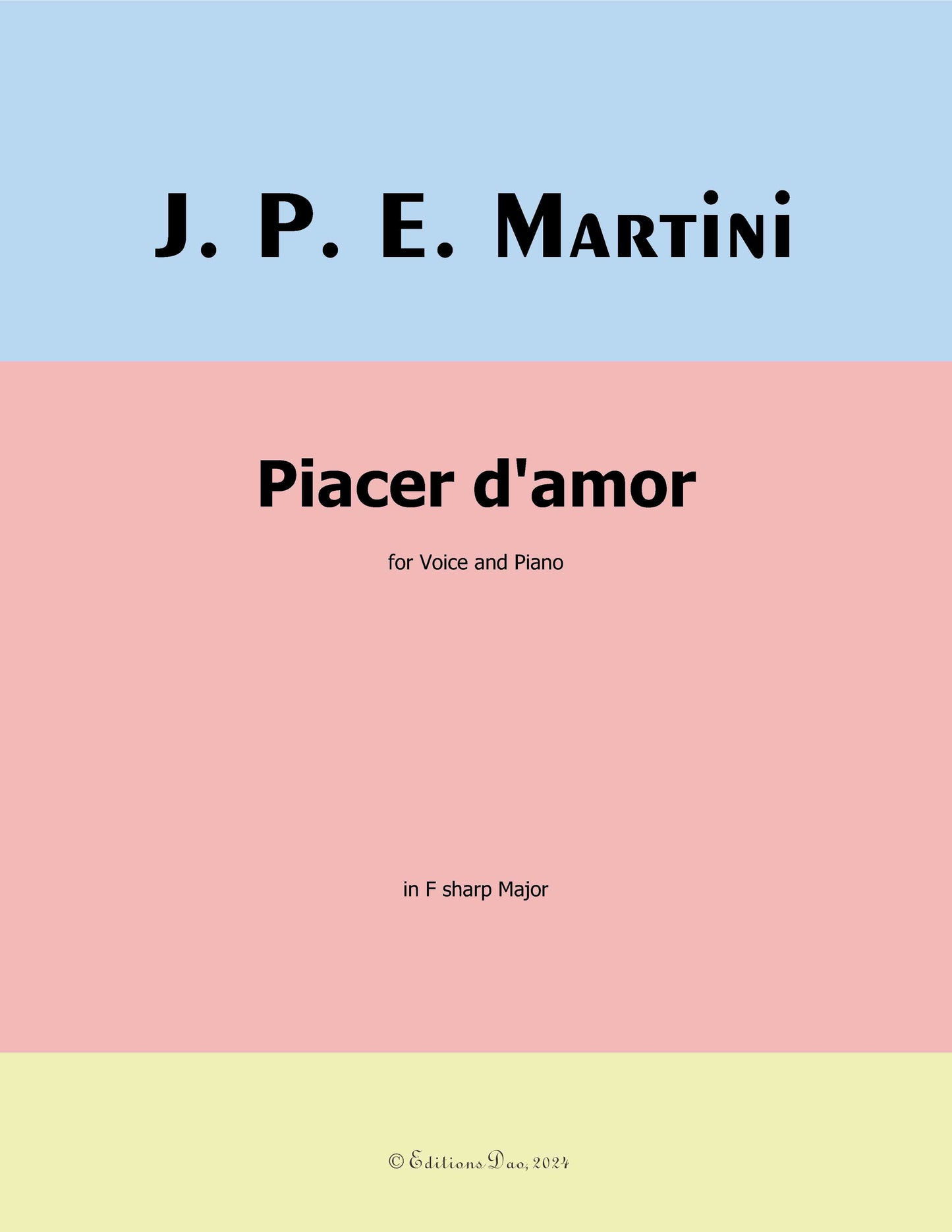 Plaisir d'Amour, by Martini