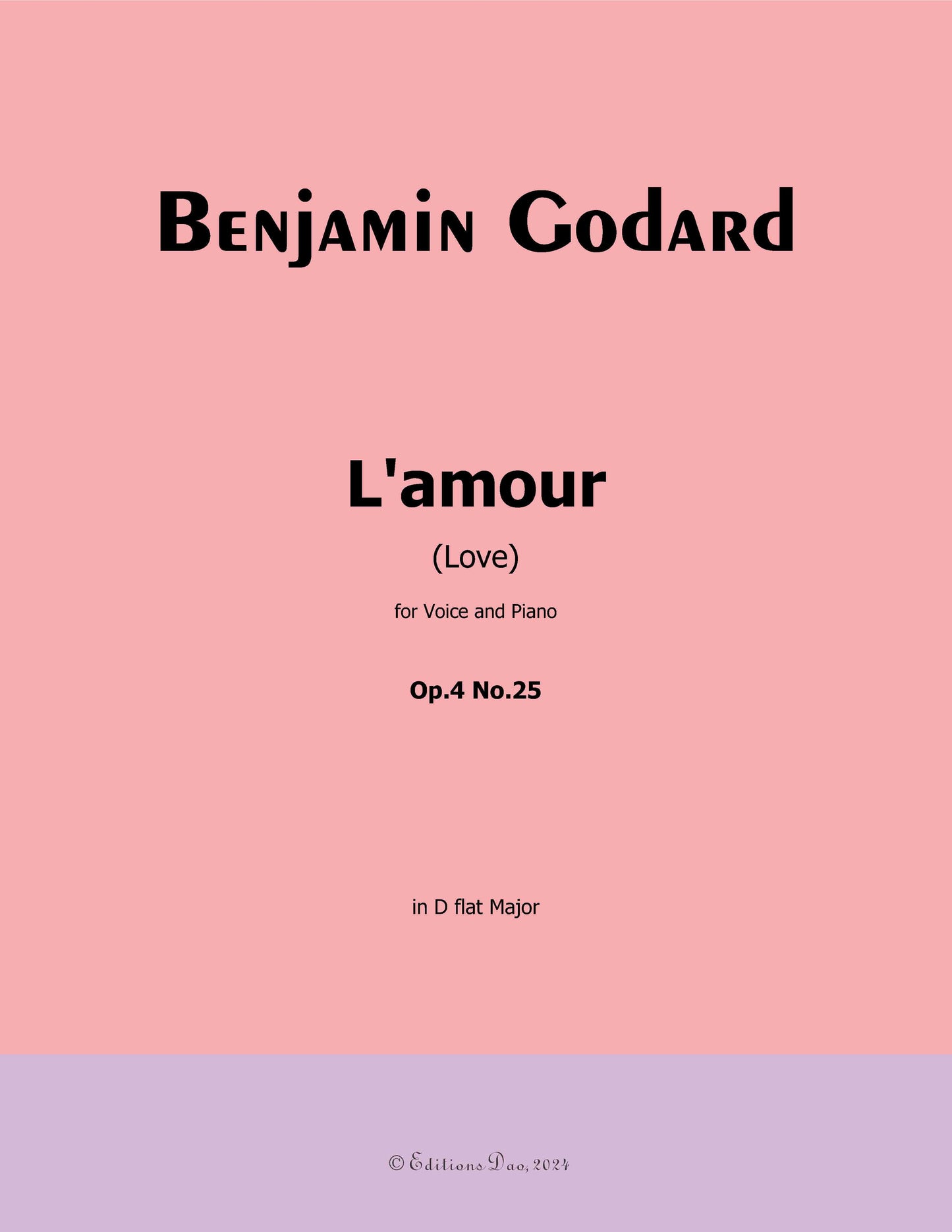 L'amour, by B. Godard
