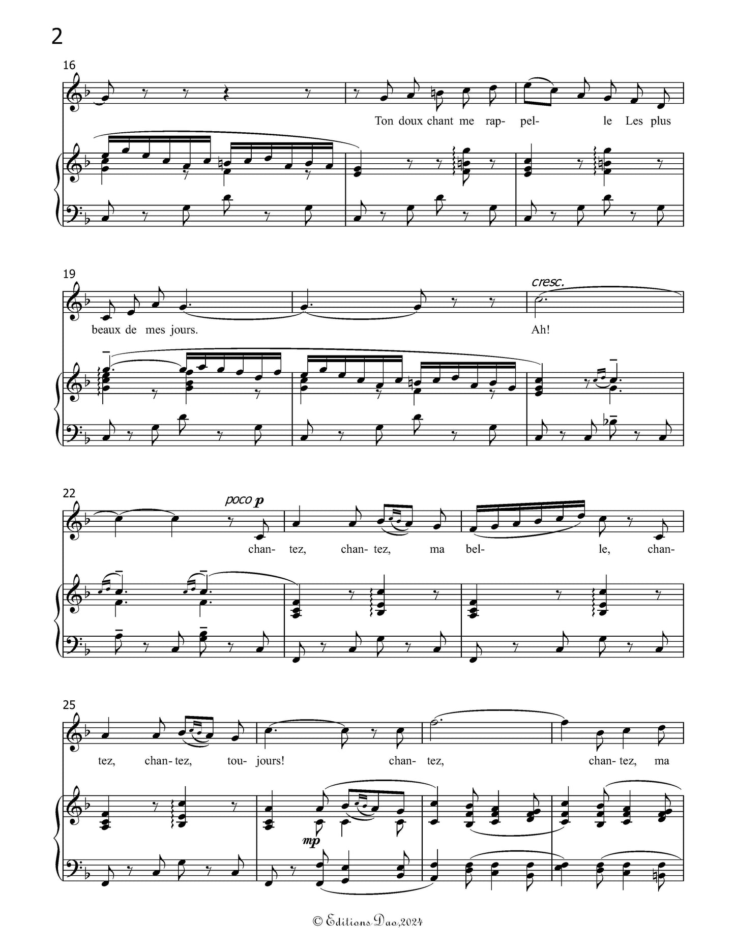 Sérénade, by Gounod