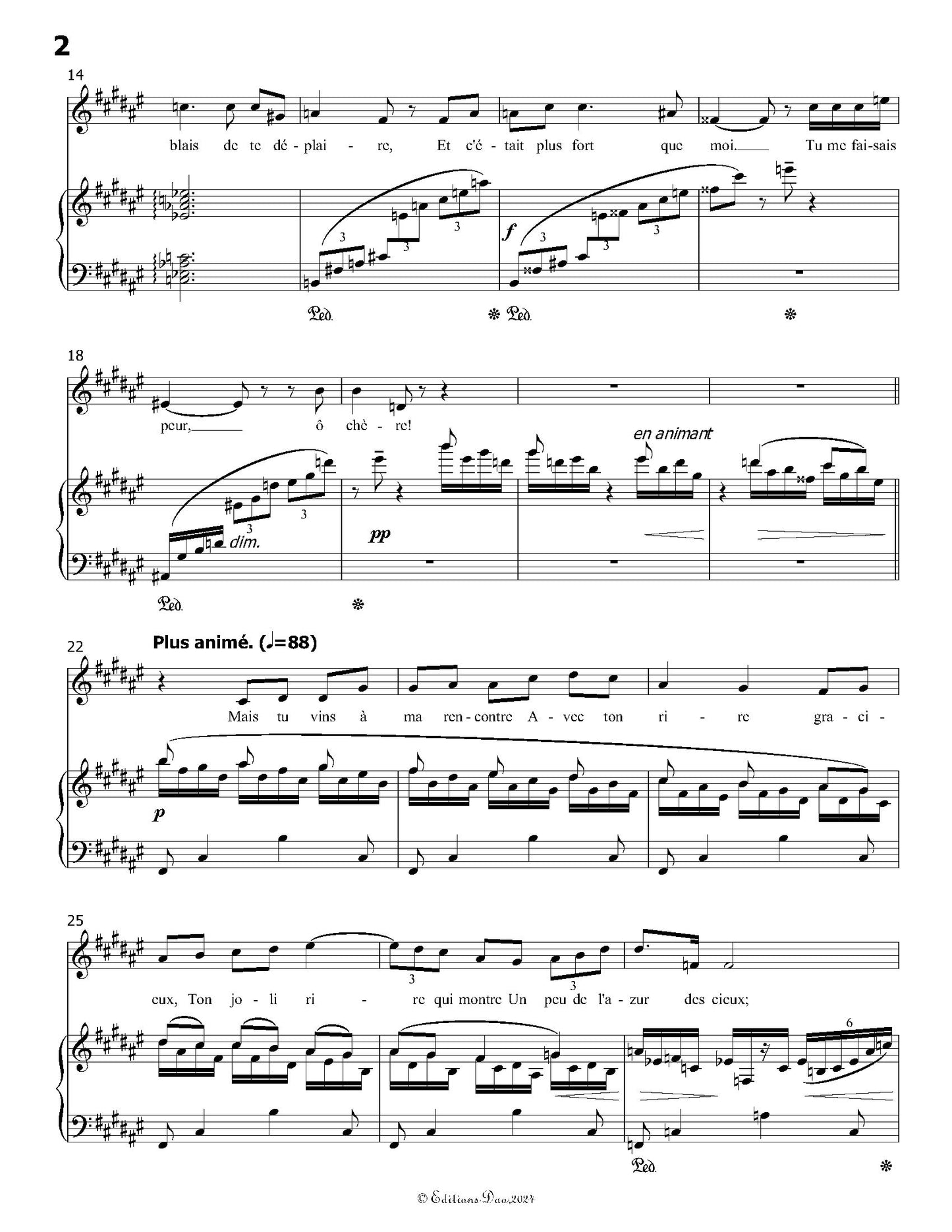 Mirage, by V. d' Indy