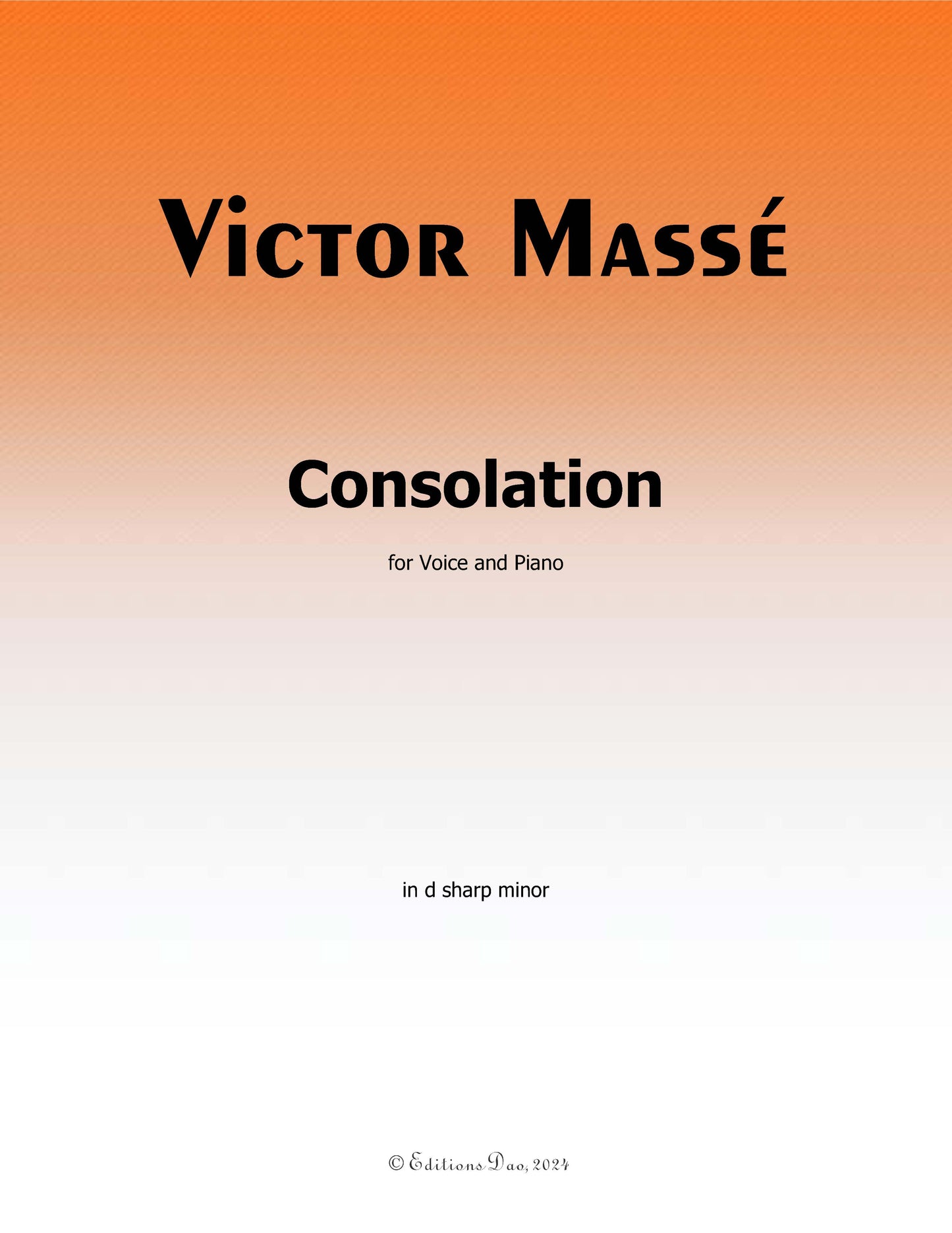 Consolation, by Massé