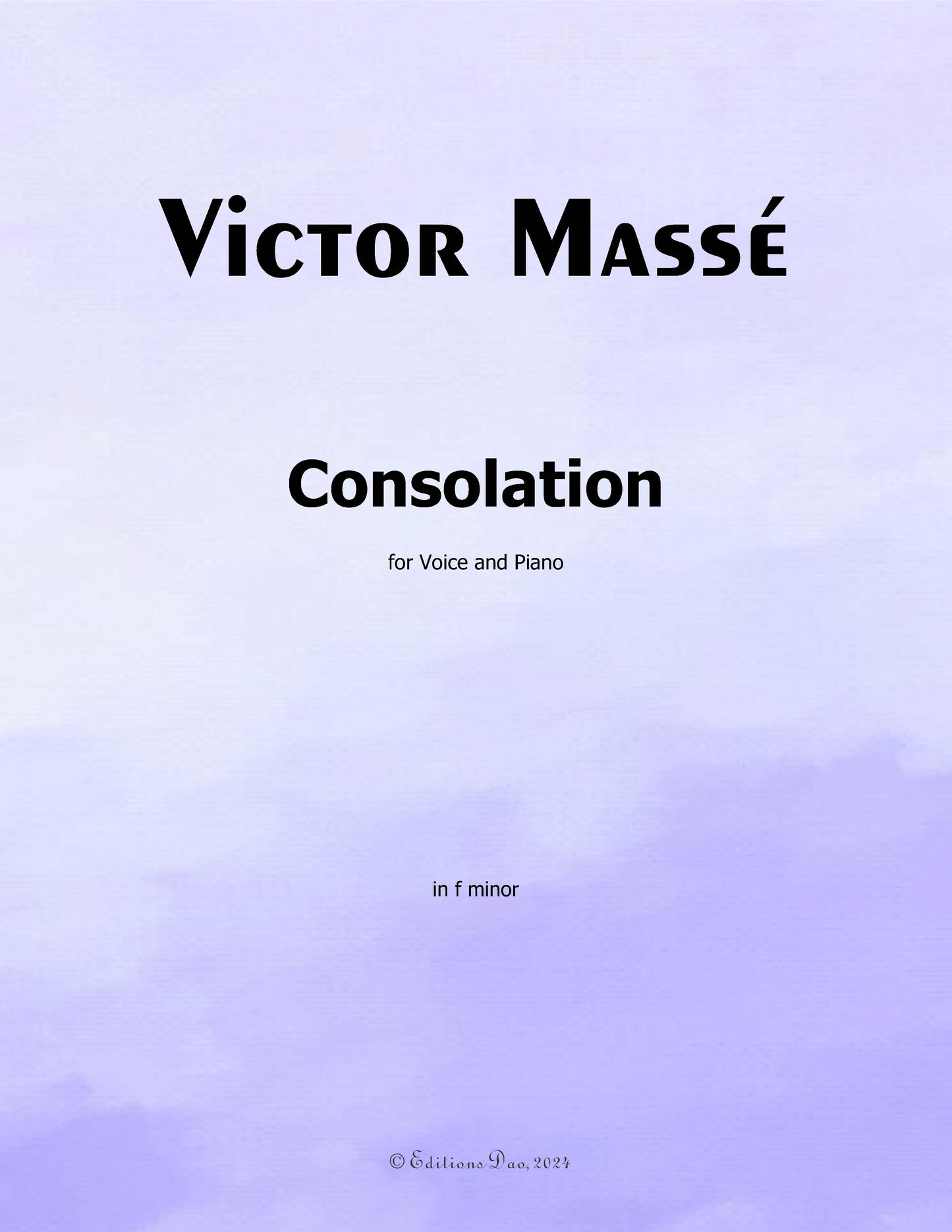 Consolation, by Massé