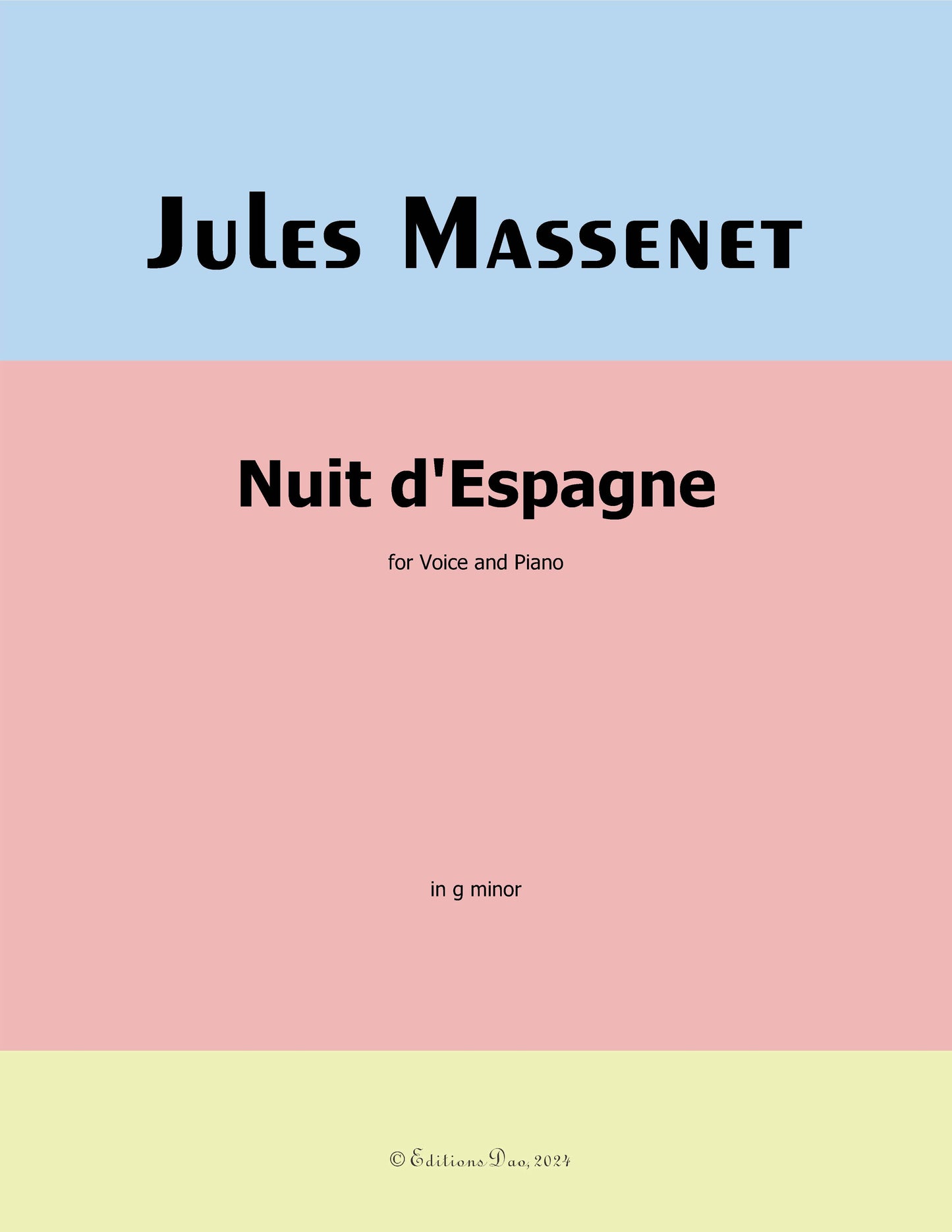 Nuit d'Espagne, by Massenet