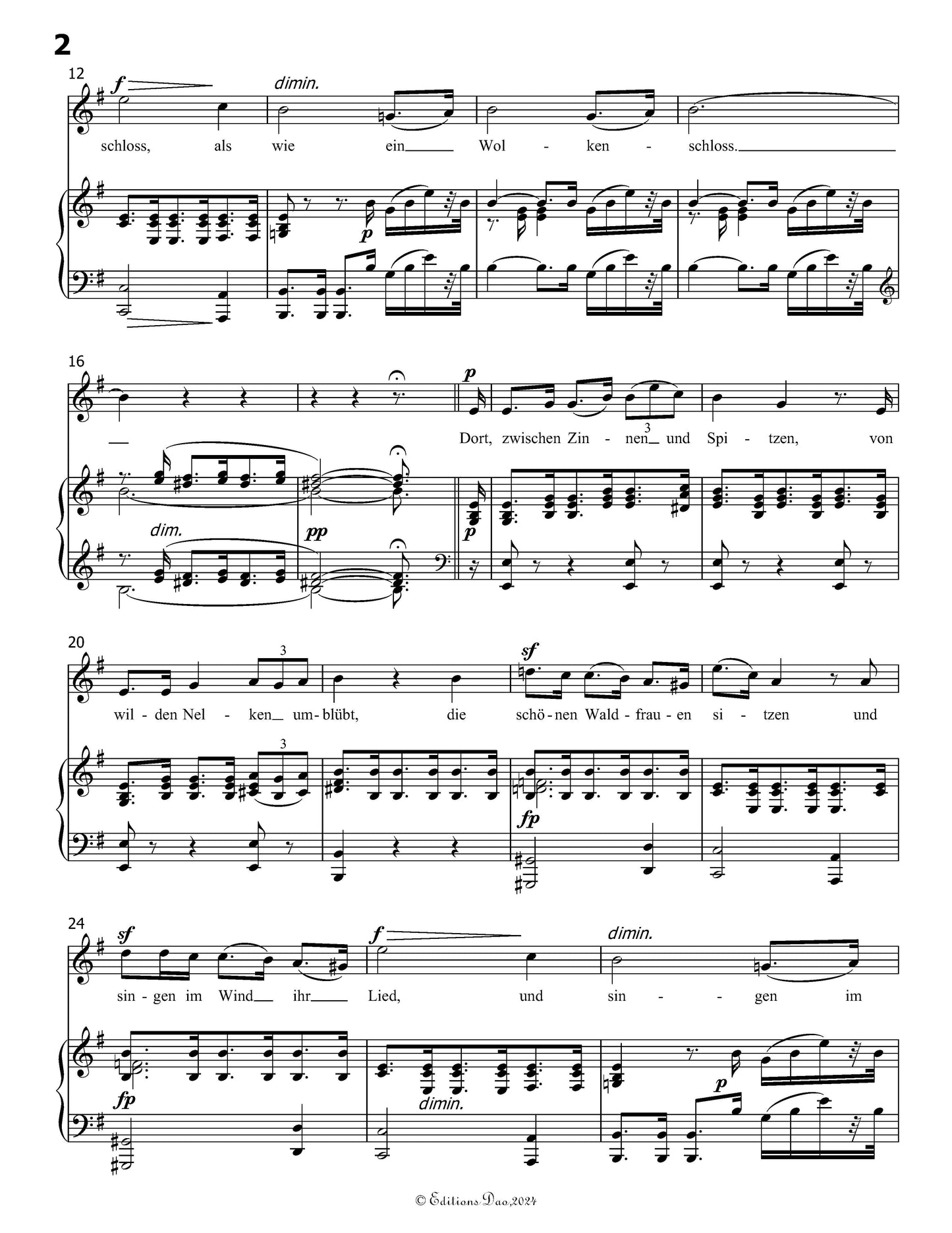 Das Waldschloss, by F. Mendelssohn