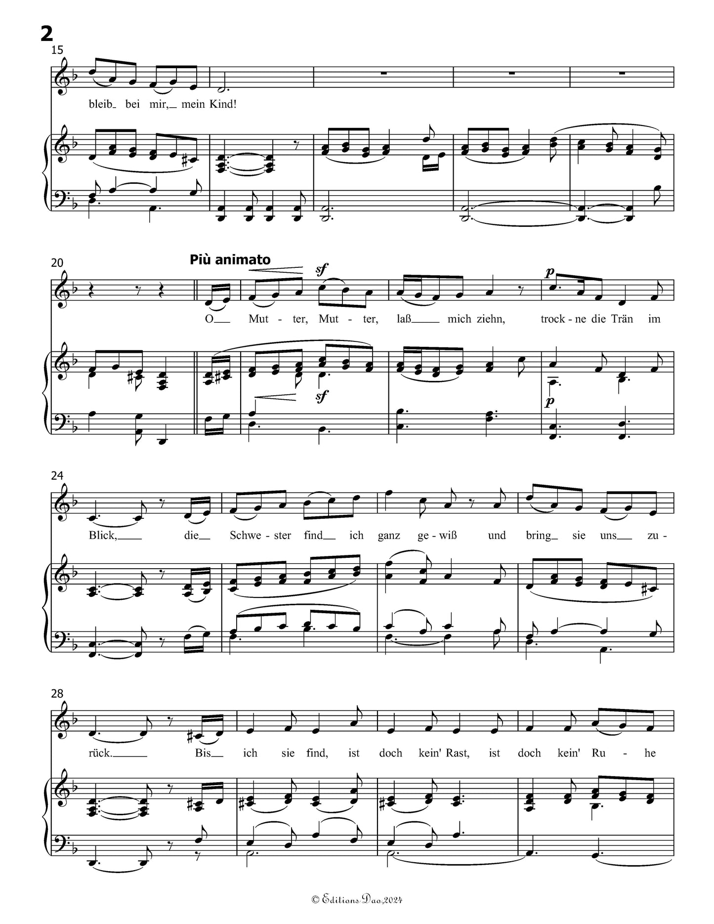 Winterlied, by F. Mendelssohn