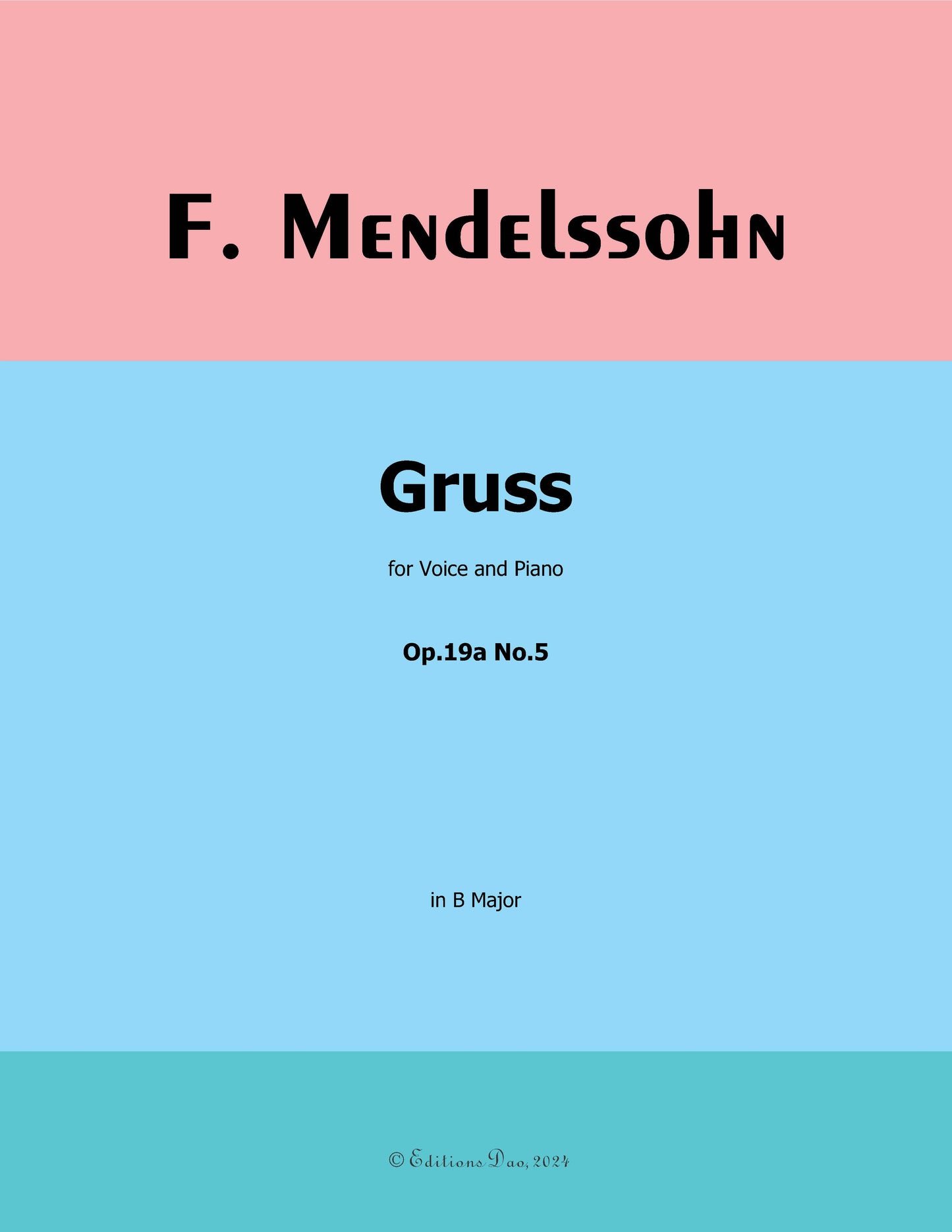 Gruss, by F. Mendelssohn