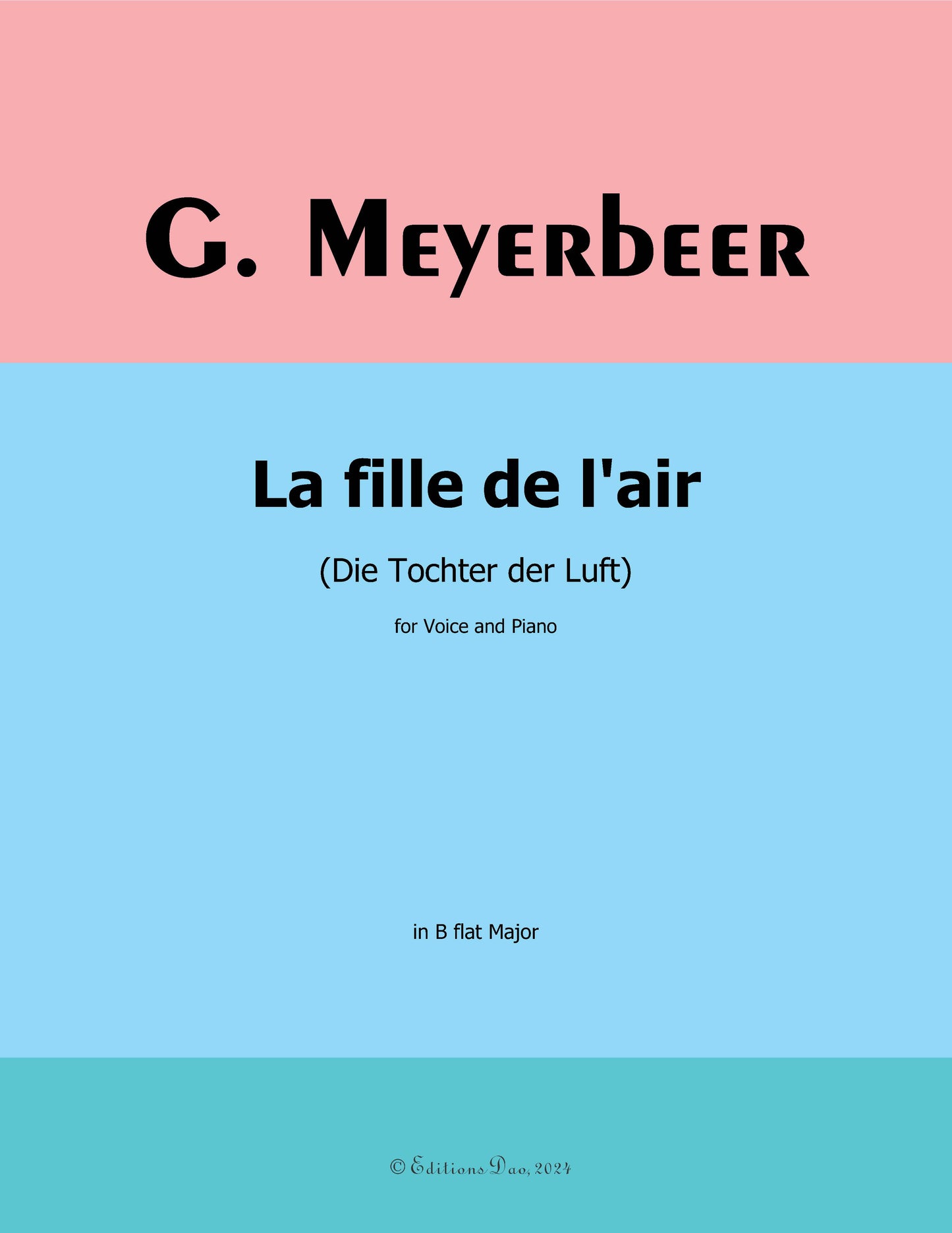 La fille de l'air, by Meyerbeer