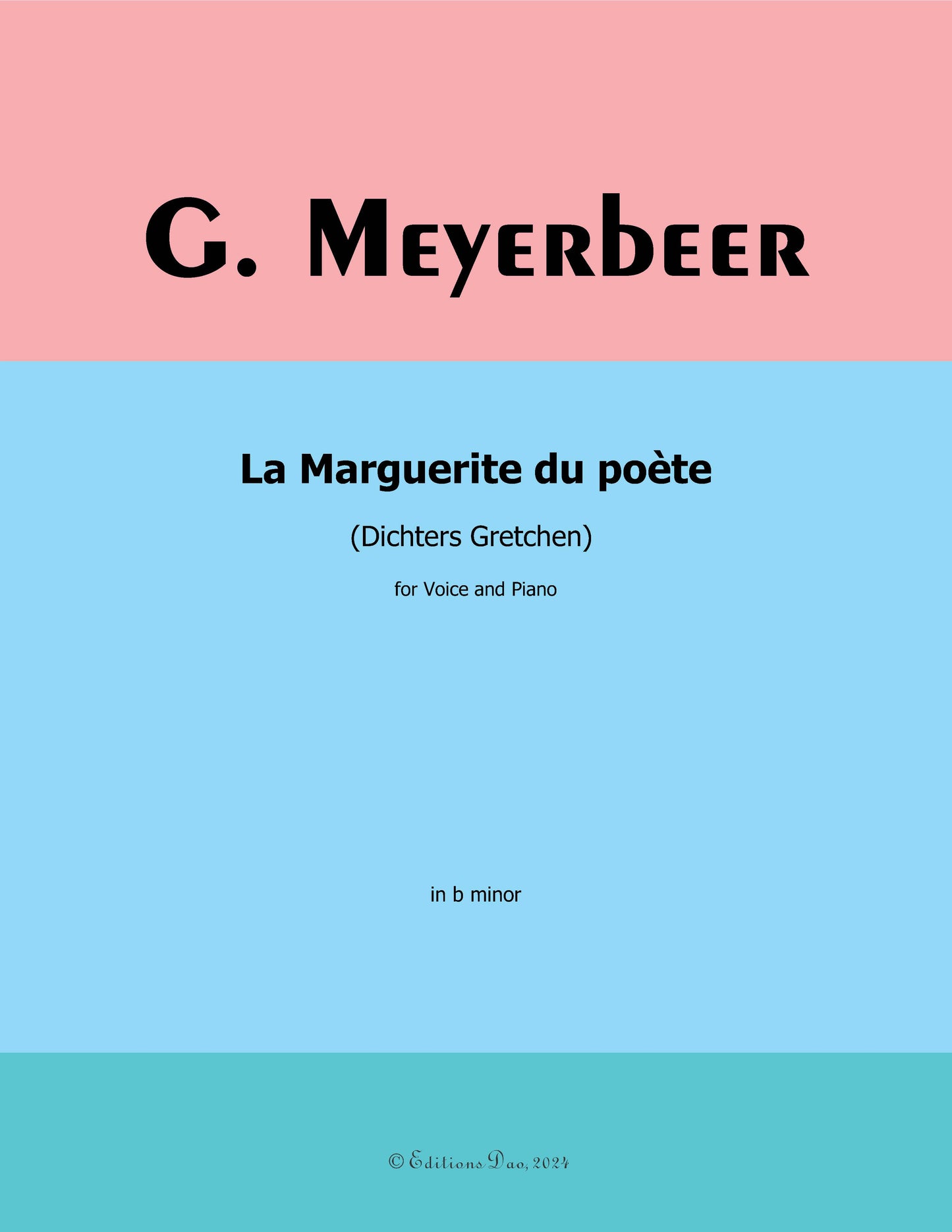 La Marguerite du poète, by Meyerbeer