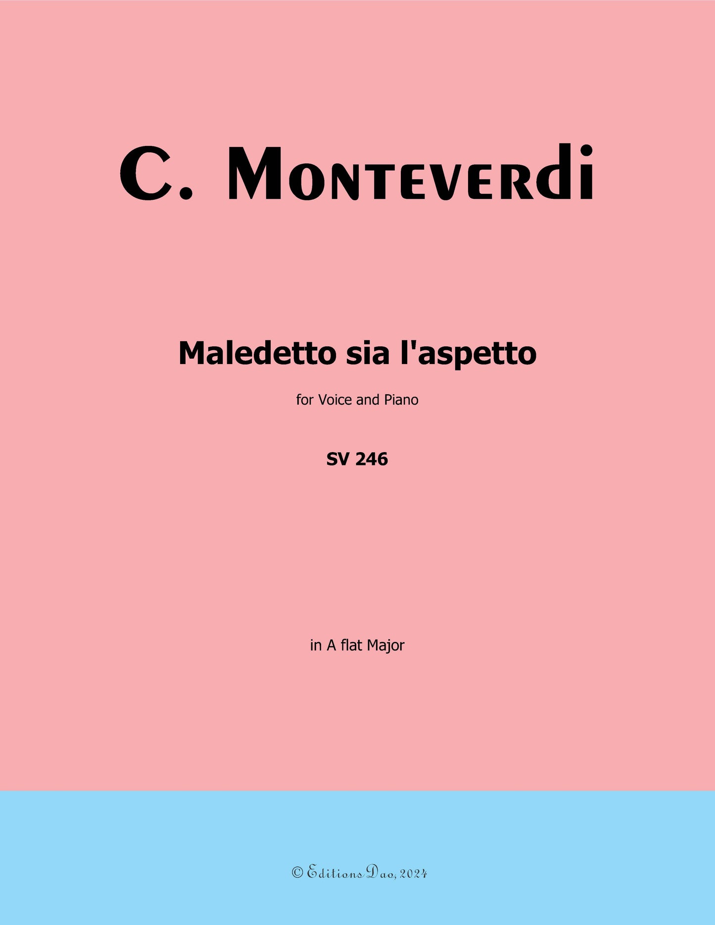 Maledetto sia l'aspetto, by C. Monteverdi