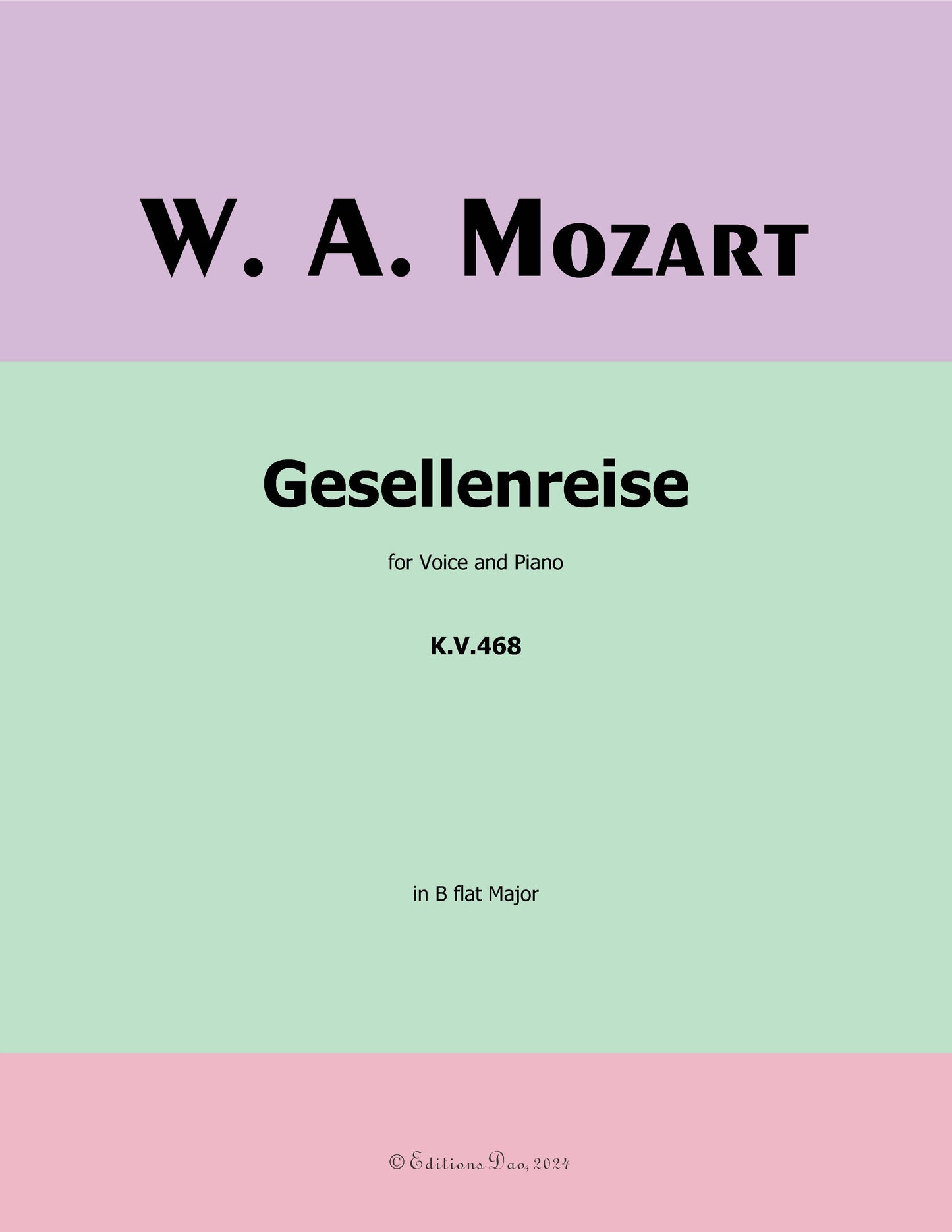 Gesellenreise, by W. A. Mozart